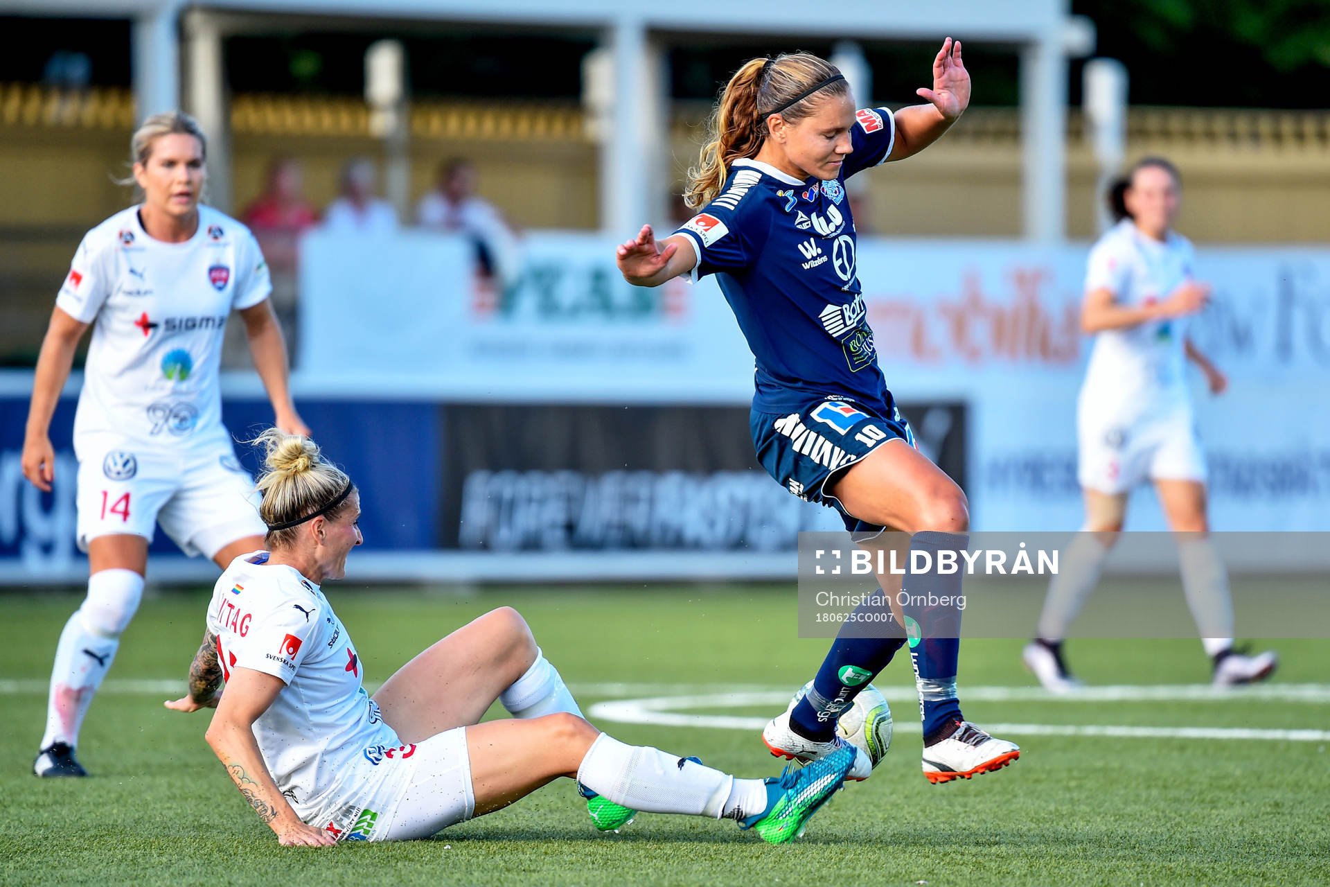 Rosengårds Anja Mittag och Linköpings Emma Lennartsson