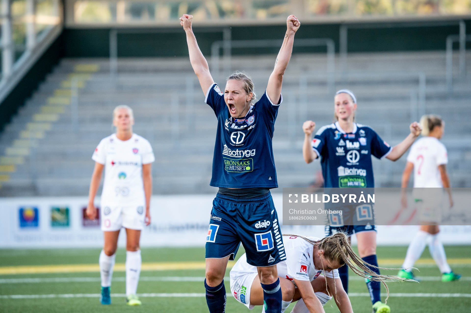 Linköpings Lisa Lantz jublar