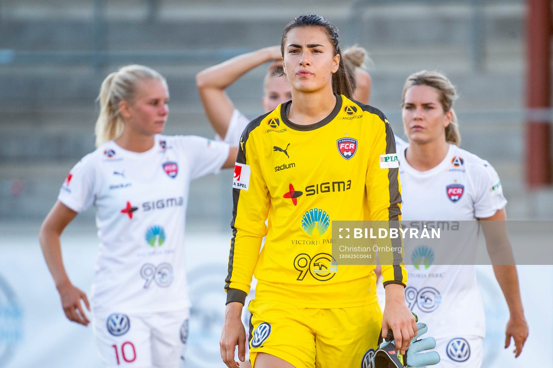 Rosengårds målvakt Zecira Musovic deppar