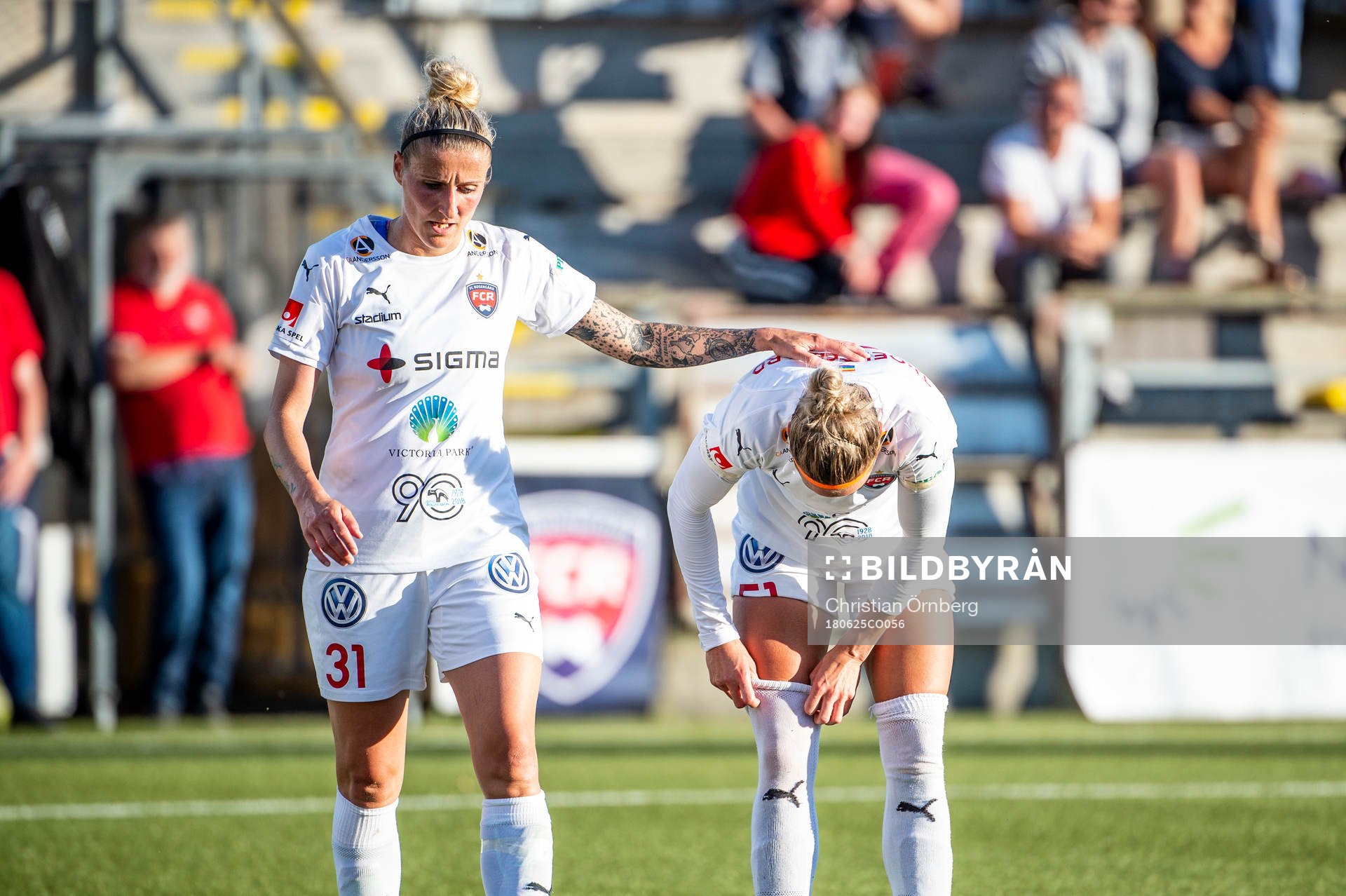 Rosengårds Anja Mittag och Sanne Troelsgaard Nielsen deppar