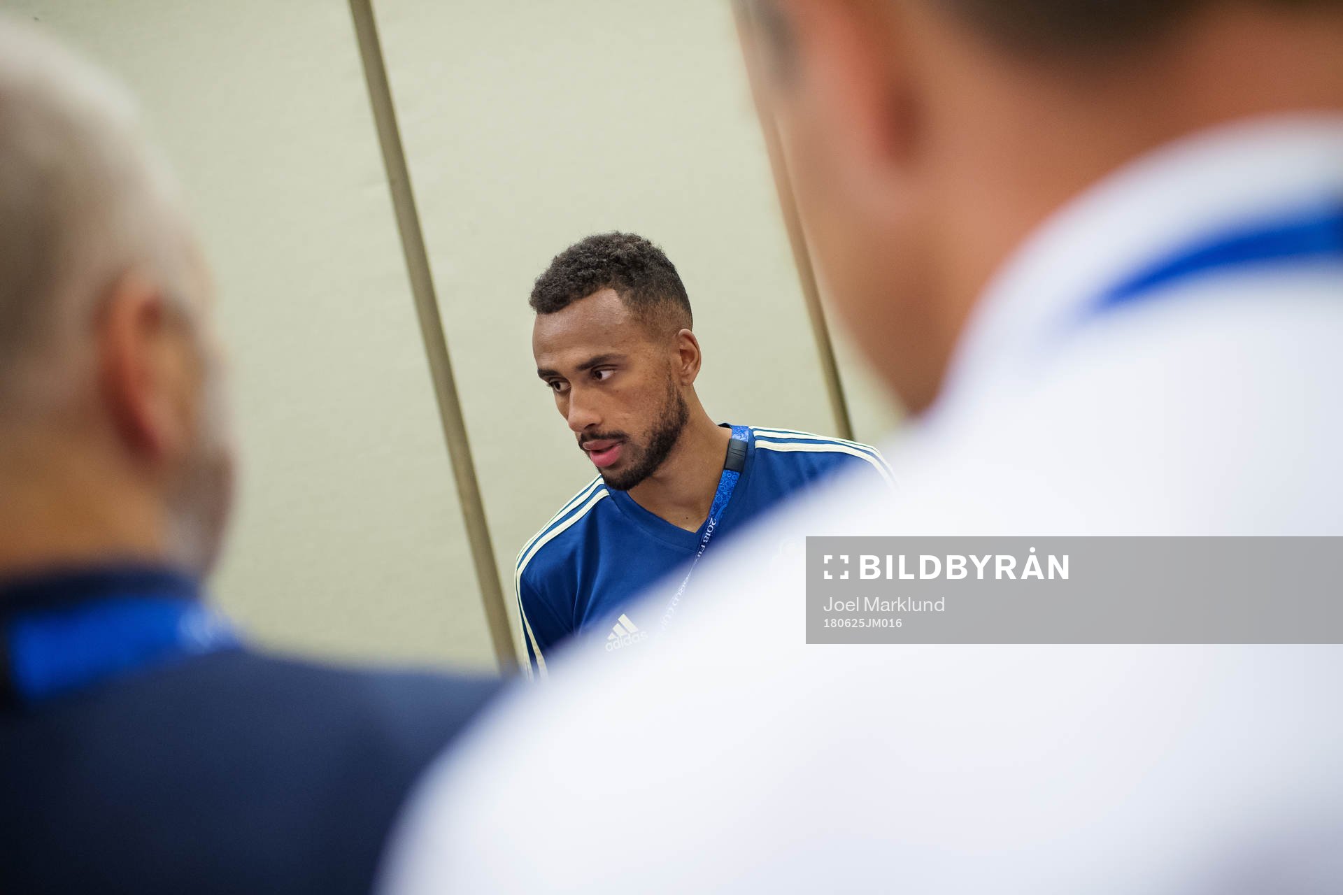 Isaac Kiese Thelin of the Swedish national football team at