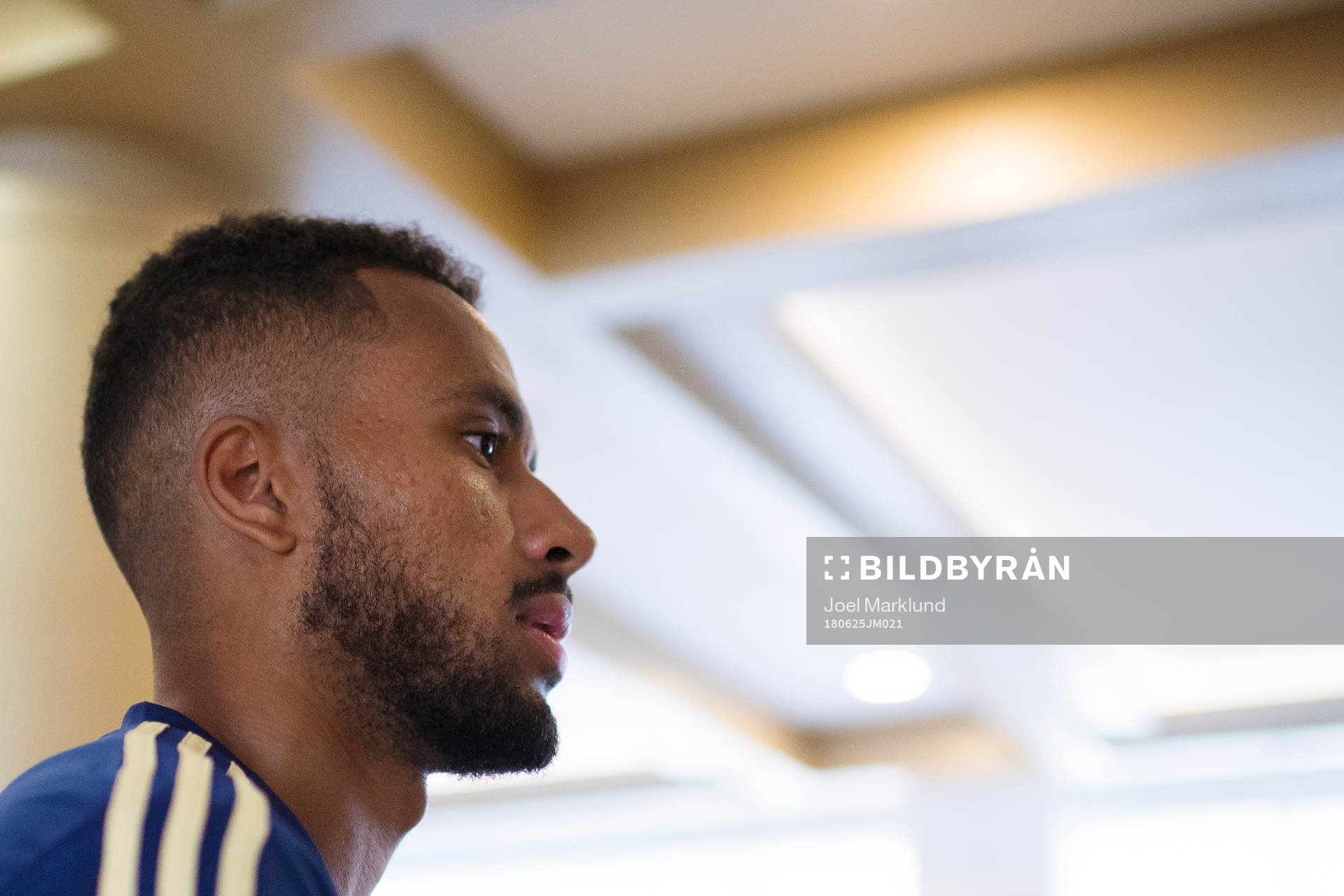 Isaac Kiese Thelin of the Swedish national football team at