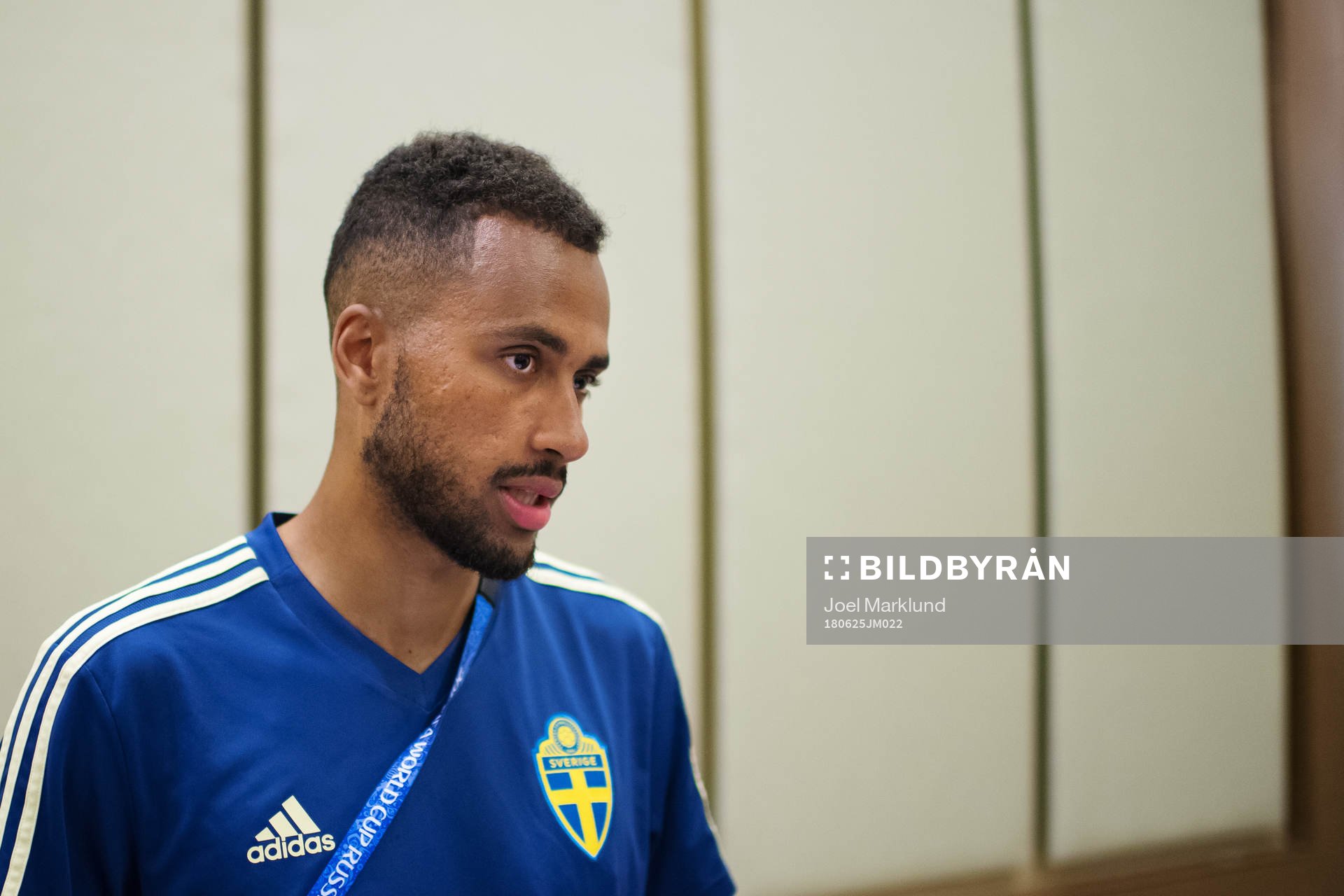 Isaac Kiese Thelin of the Swedish national football team at