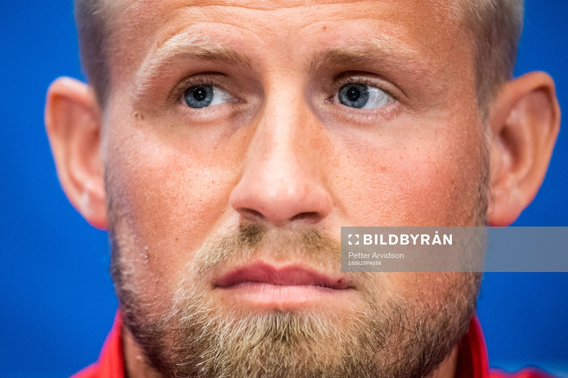 Goalkeeper Kasper Schmeichel of Denmark