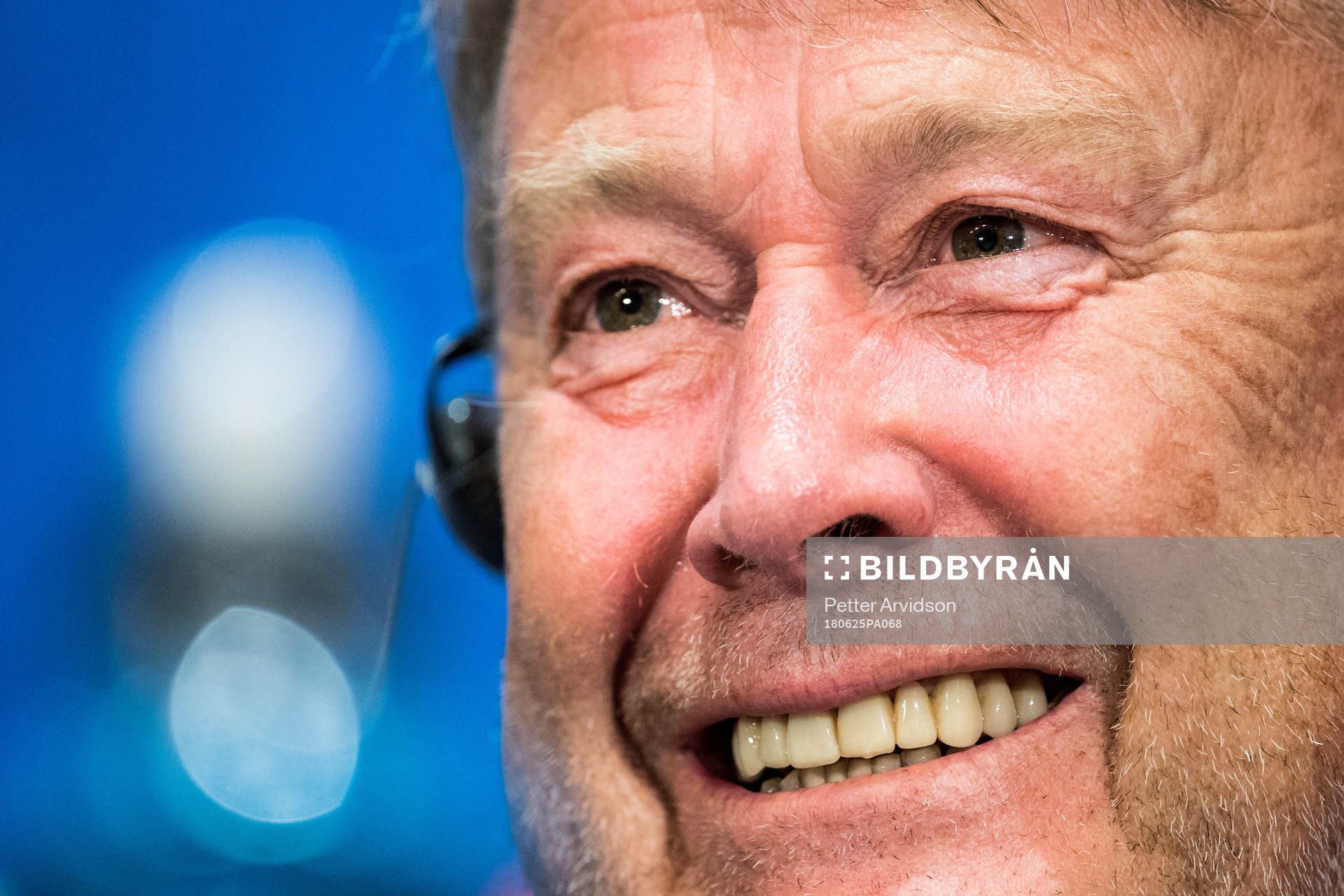 Head coach Åge Hareide of Denmark