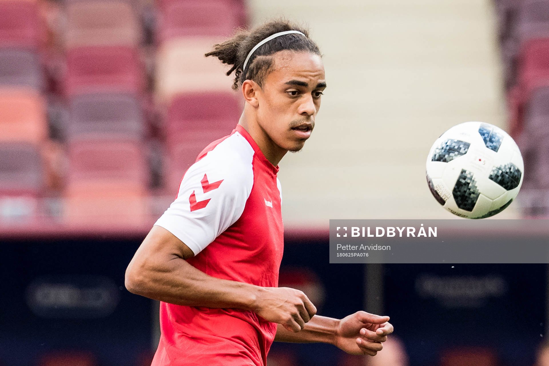 Yussuf Yurary Poulsen of Denmark