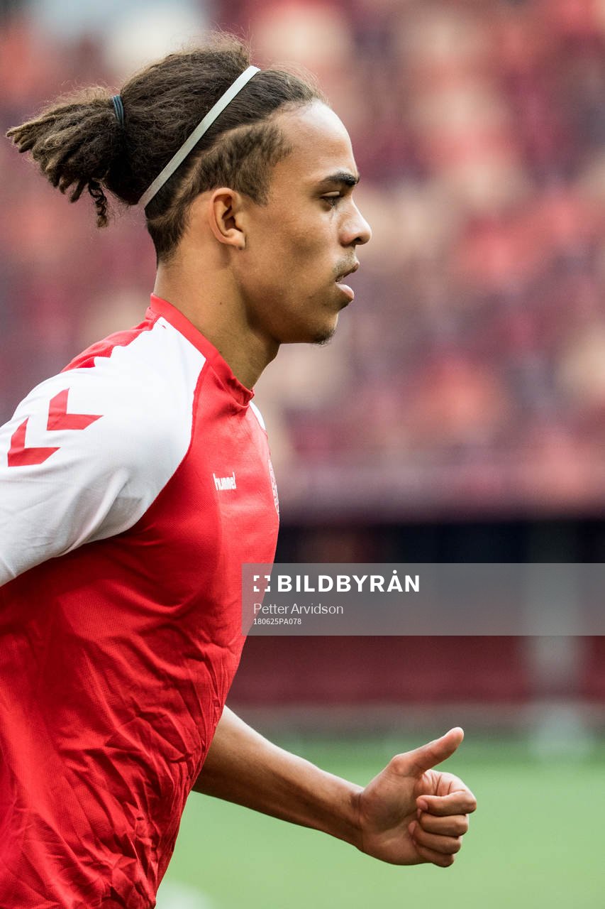 Yussuf Yurary Poulsen of Denmark