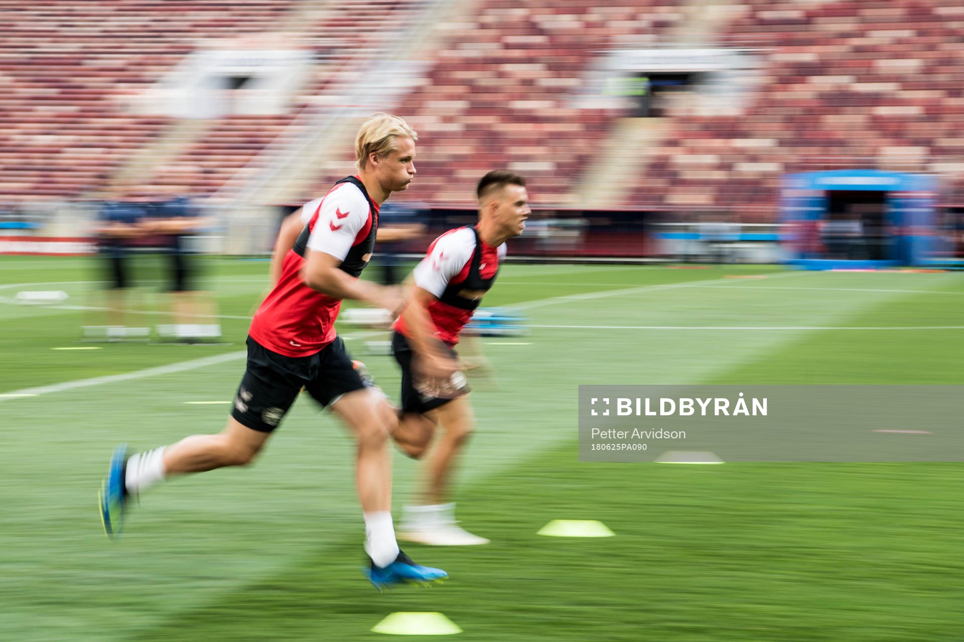 Kasper Dolberg of Denmark