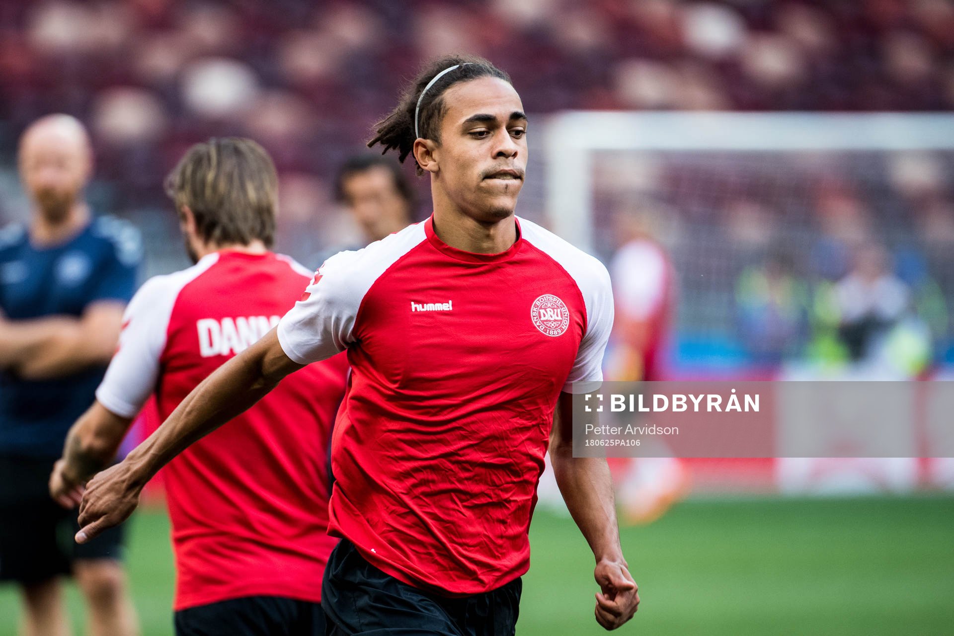 Yussuf Yurary Poulsen of Denmark