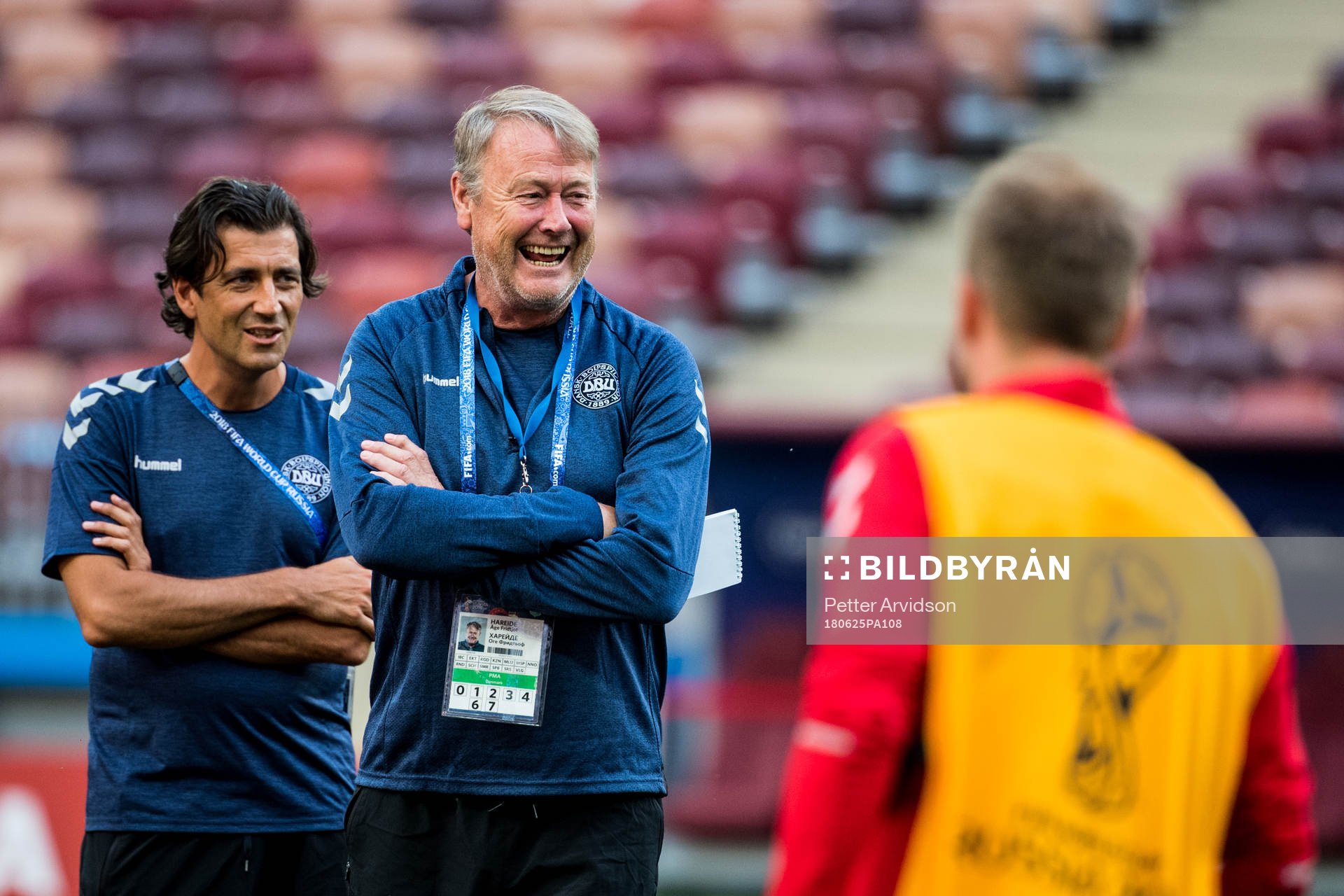 Head coach Åge Hareide of Denmark