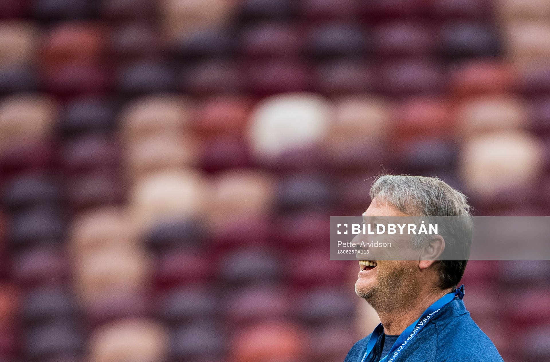 Head coach Åge Hareide of Denmark