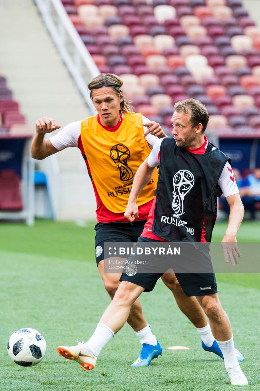 Jannik Vestergaard and Michael Krohn-Dehli of Denmark