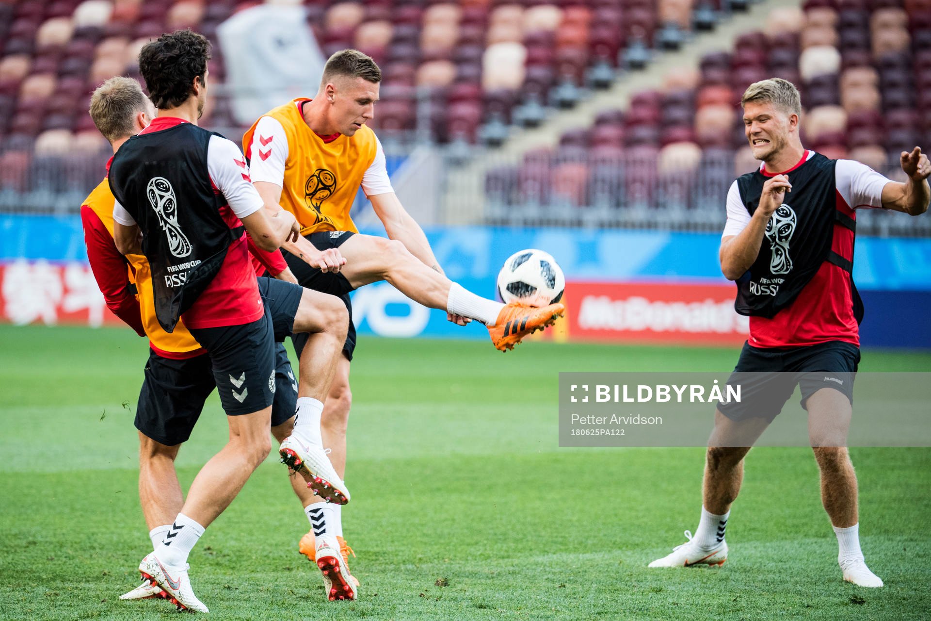 Lukas Lerager and Andreas Cornelius of Denmark
