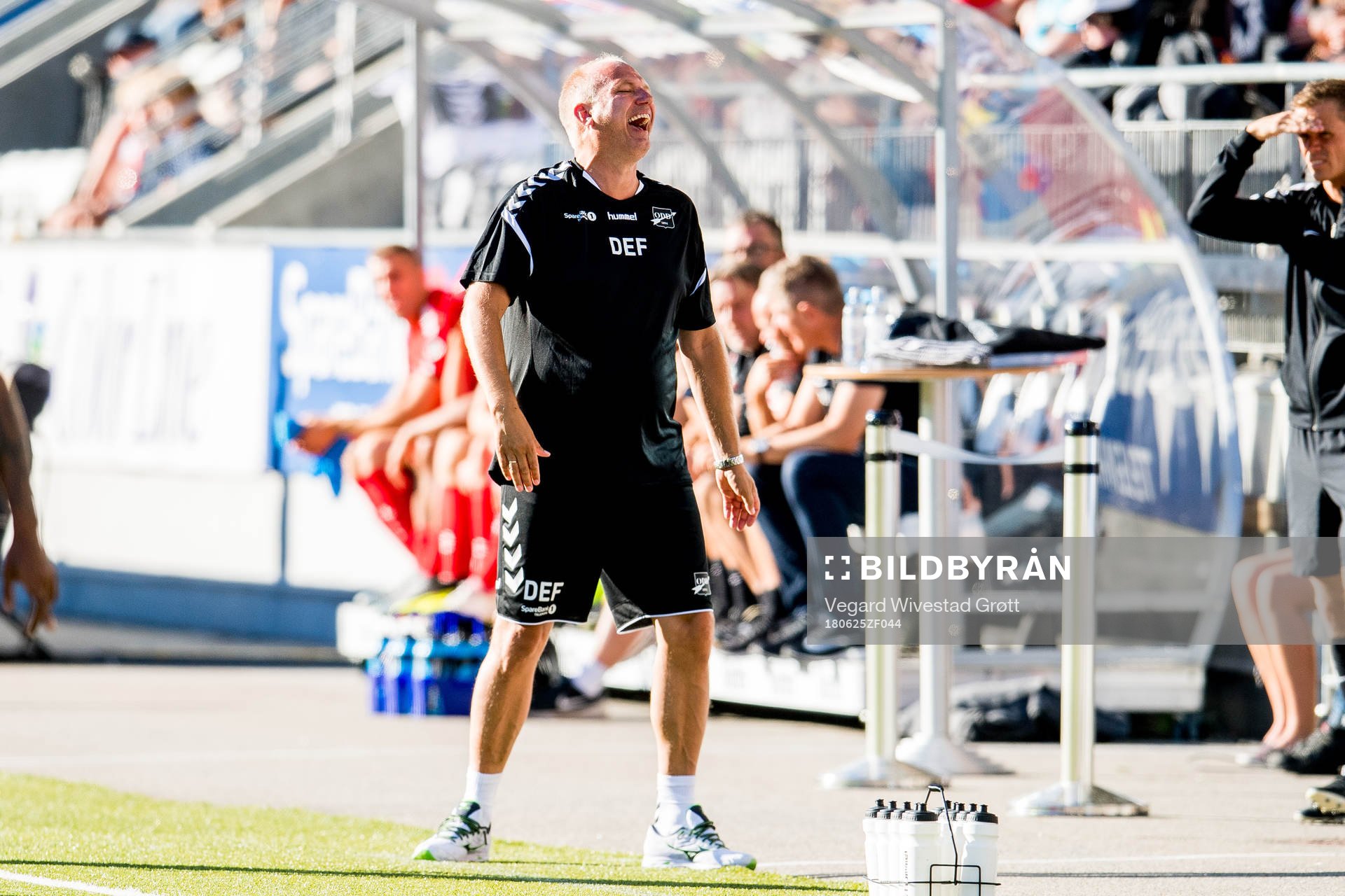 Dag-Eilev Fagermo, head coach of Odd, reacts