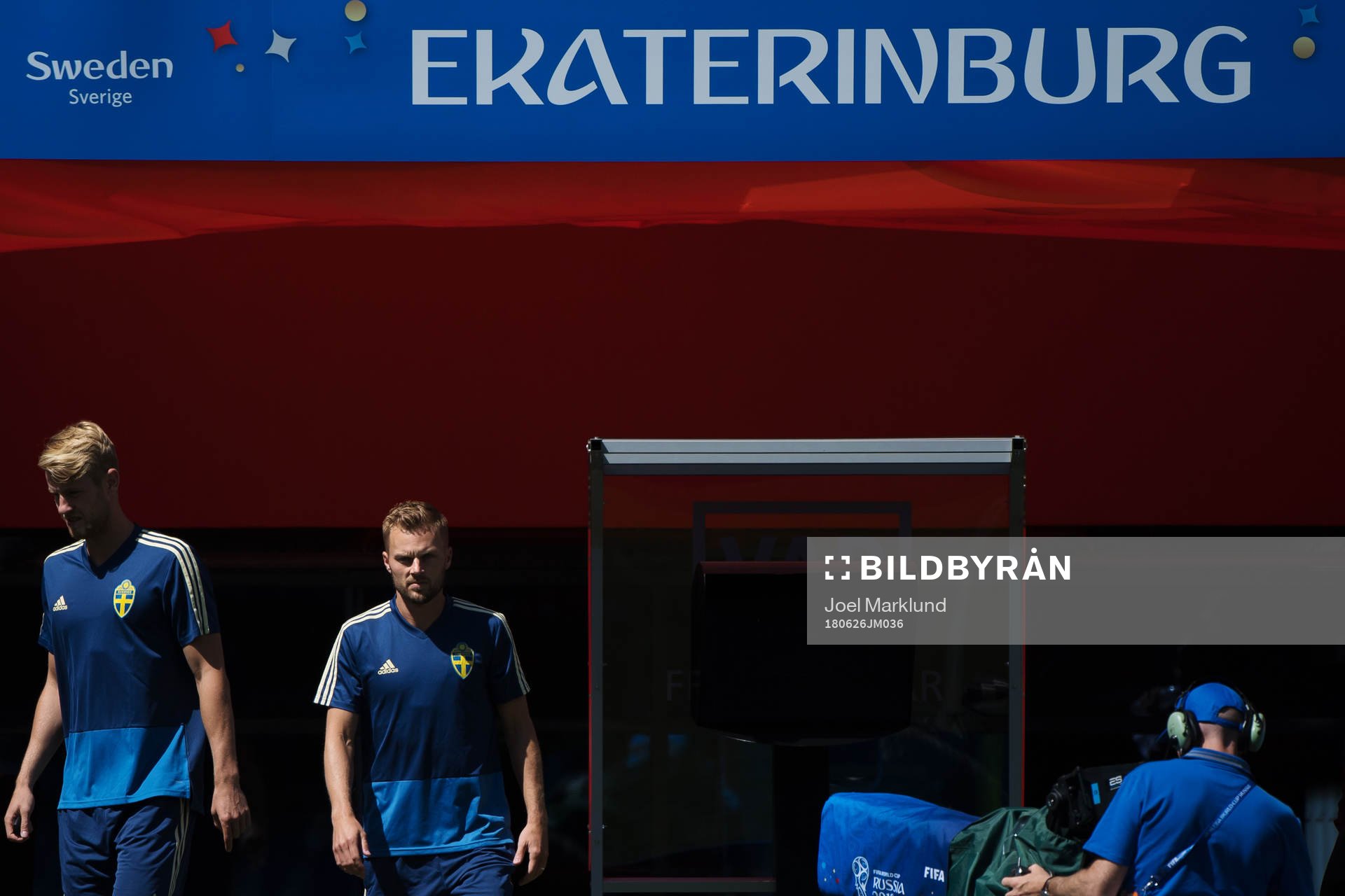 Filip Helander and Sebastian Larsson of the Swedish