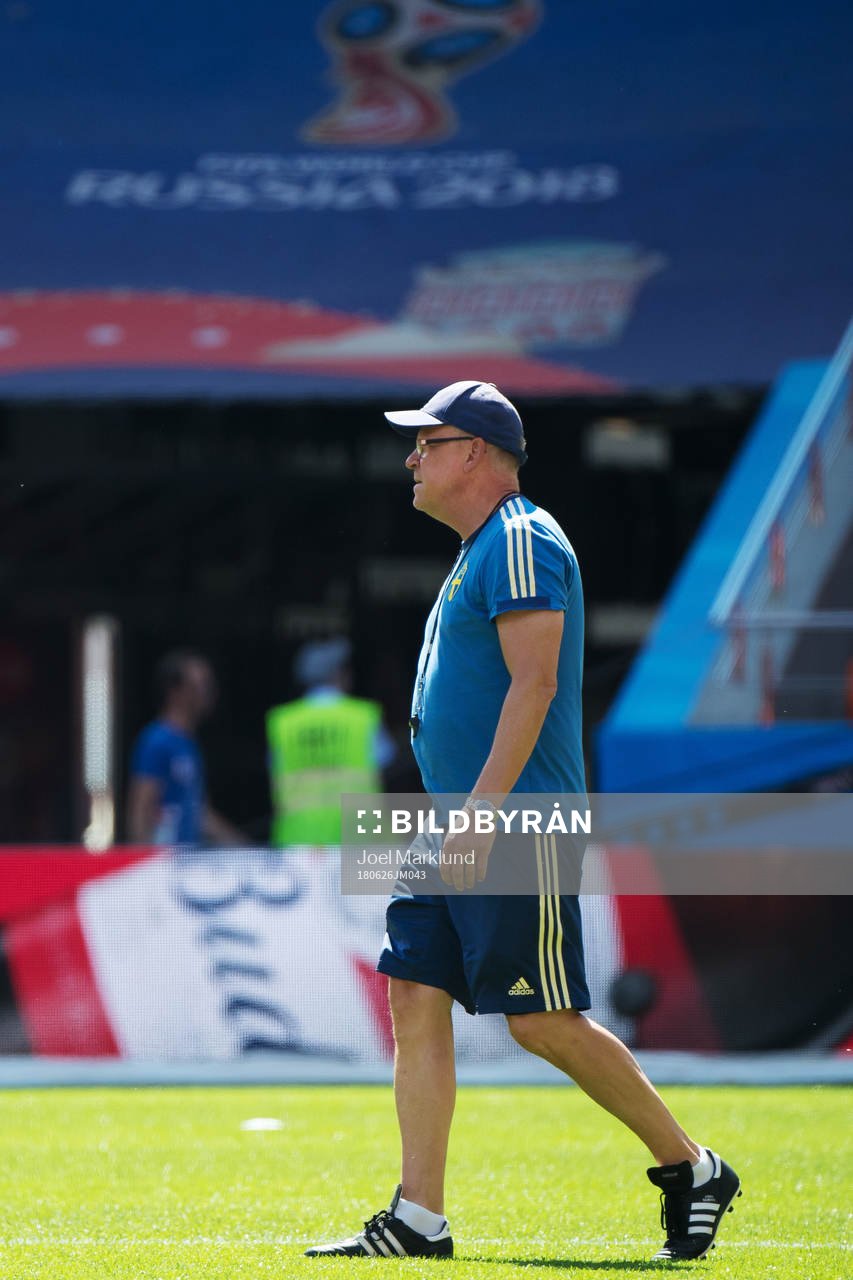 Head coach Janne Andersson of the Swedish national football