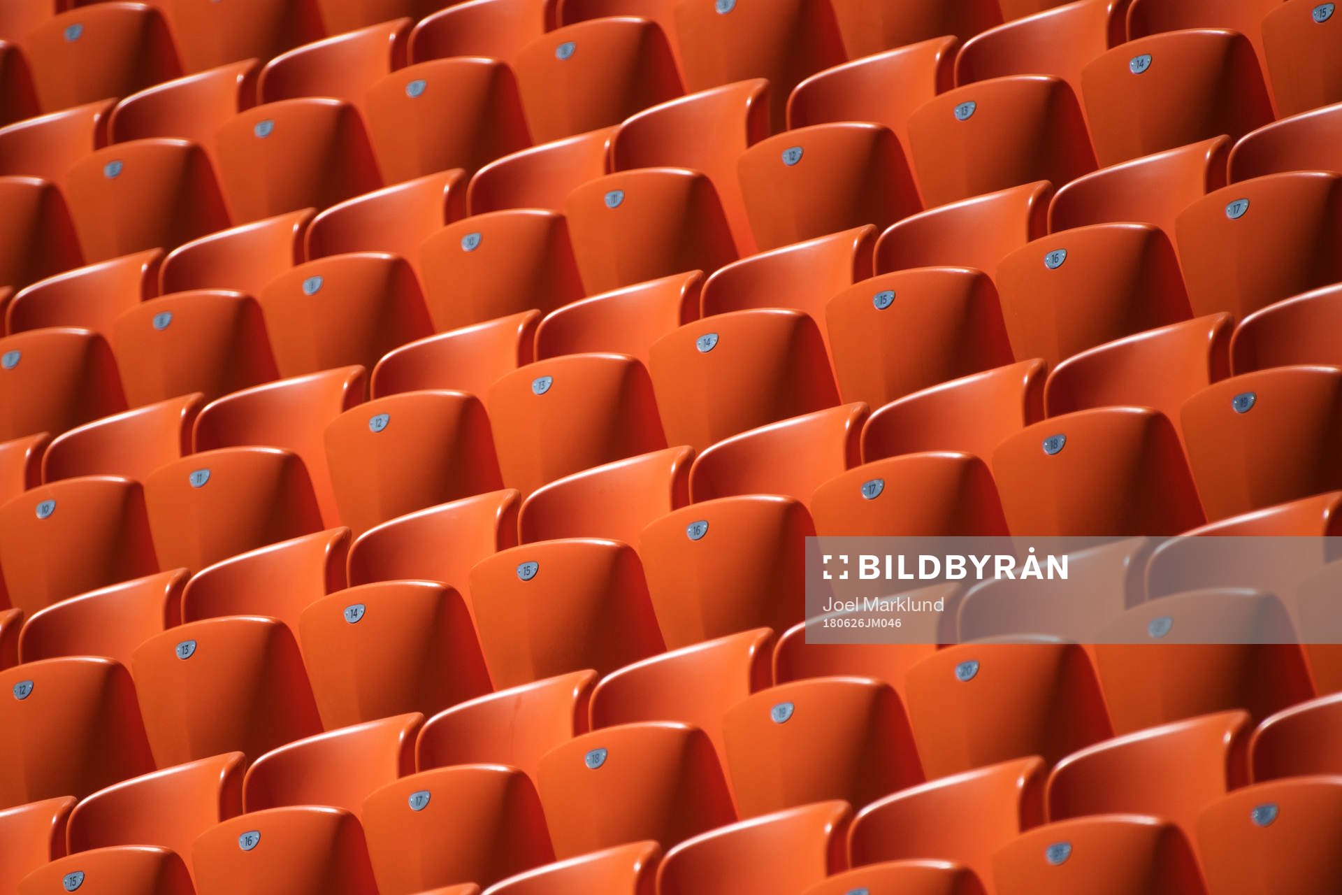 Chairs at Ekaterinburg Arena