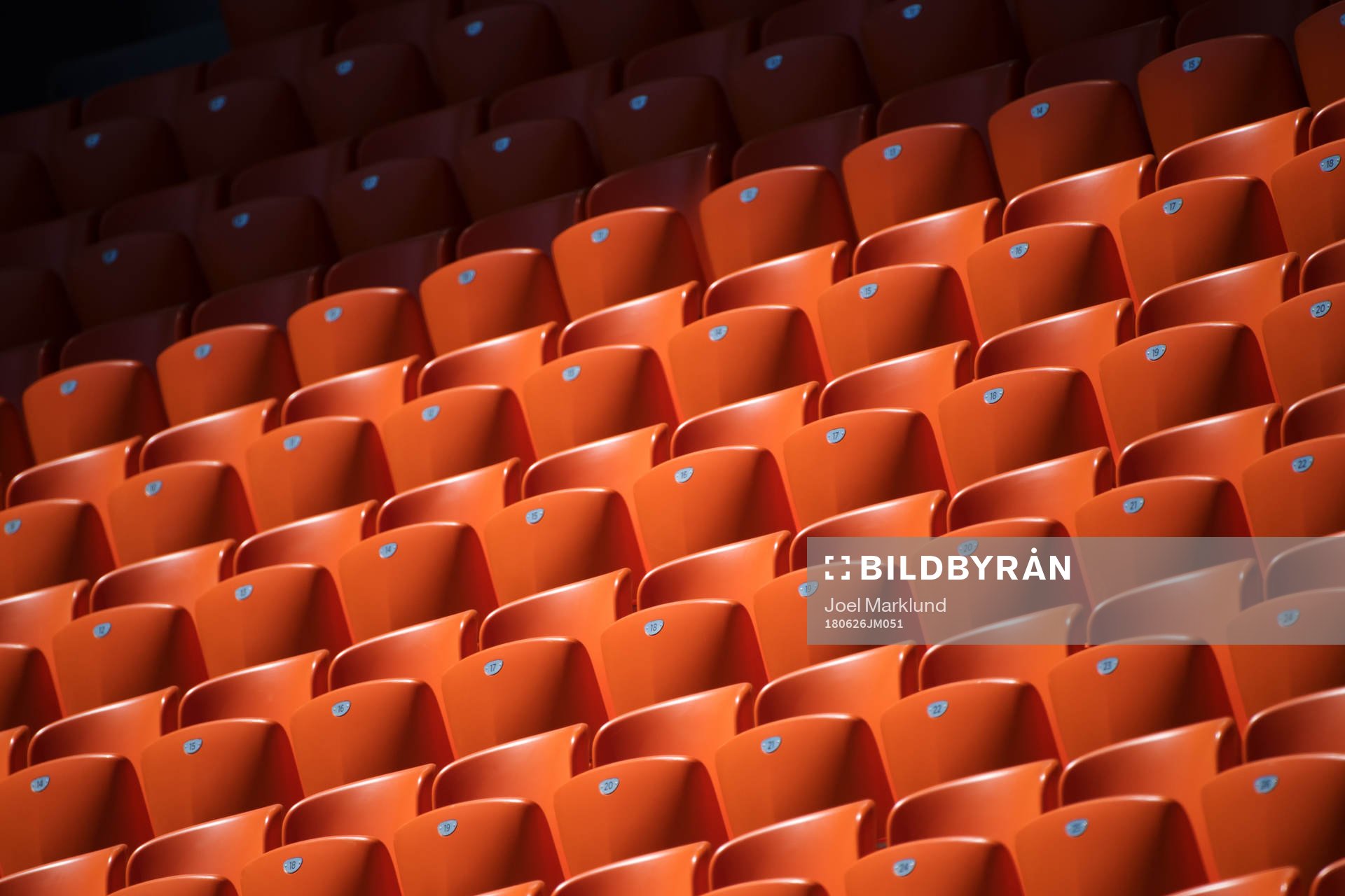 Chairs at Ekaterinburg Arena