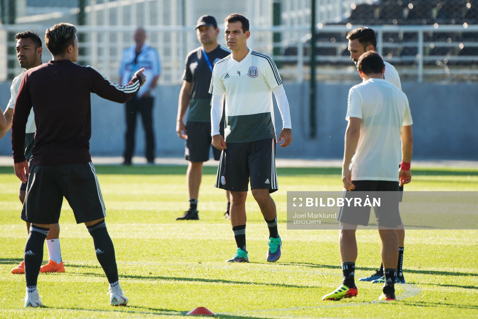 Rafael Marquez of the Mexican national football team at a