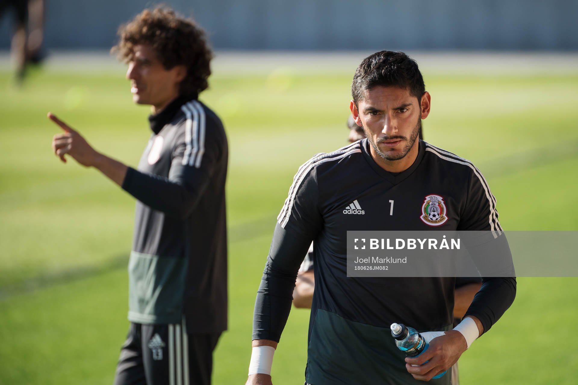 Goalkeeper Jose Corona of the Mexican national football