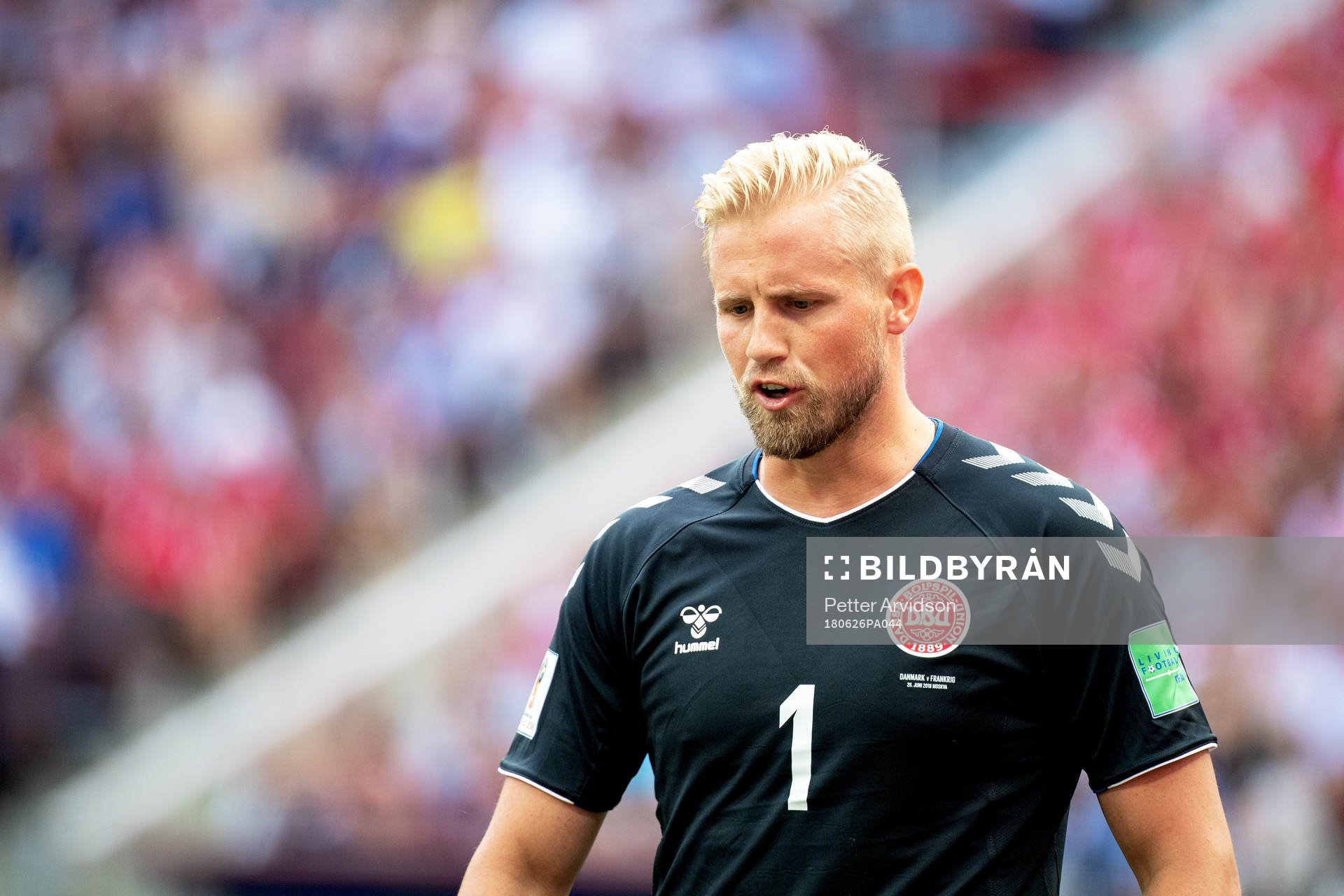 goalkeeper Kasper Schmeichel of Denmark