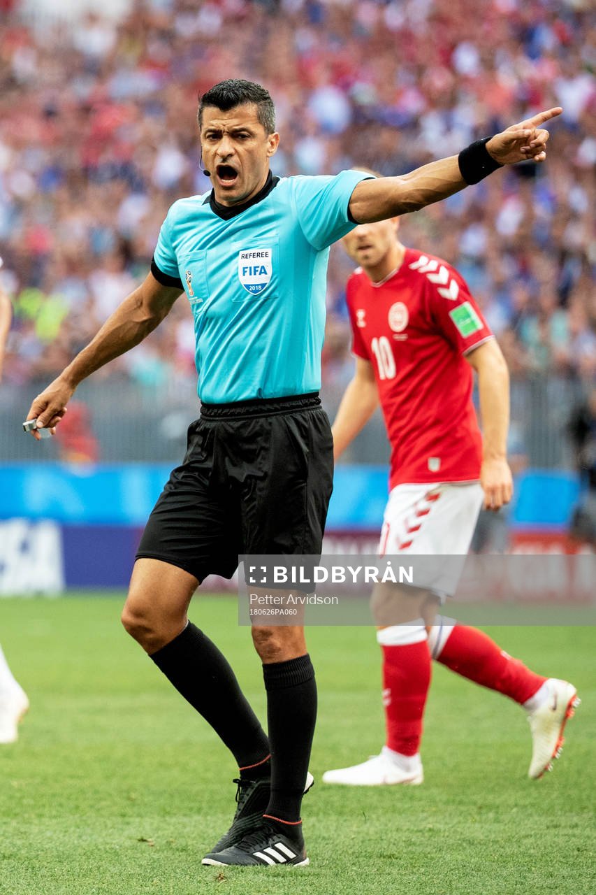 referee Sandro Ricci