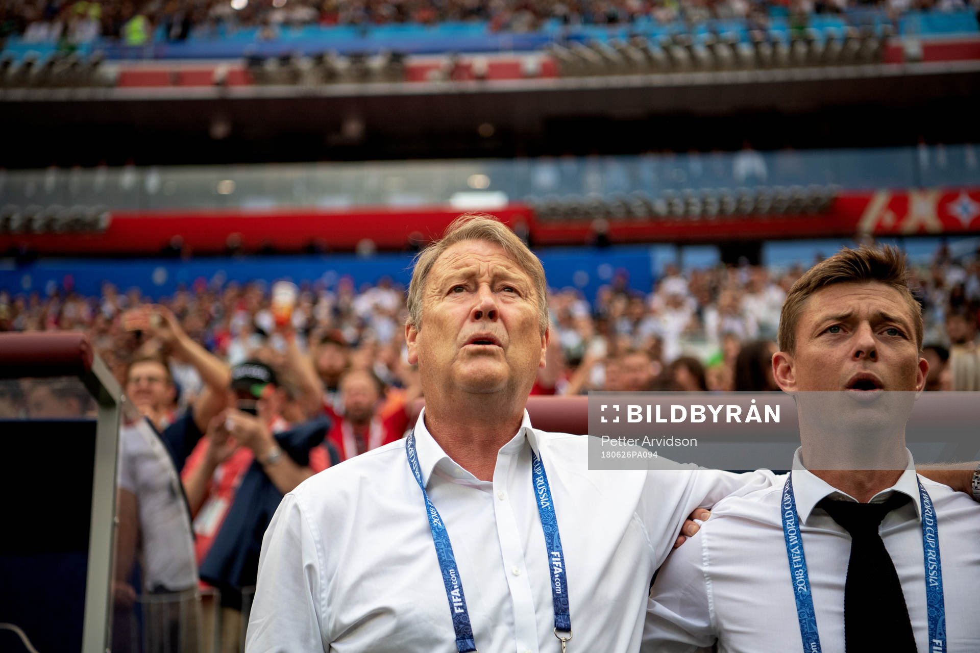 head coach Åge Hareide of Denmark