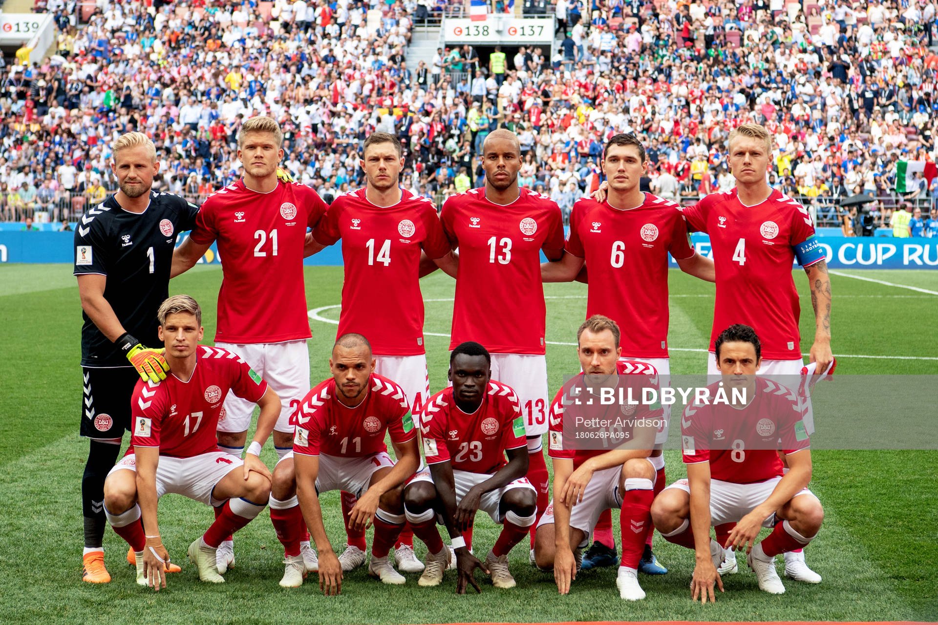 Line up of Denmark