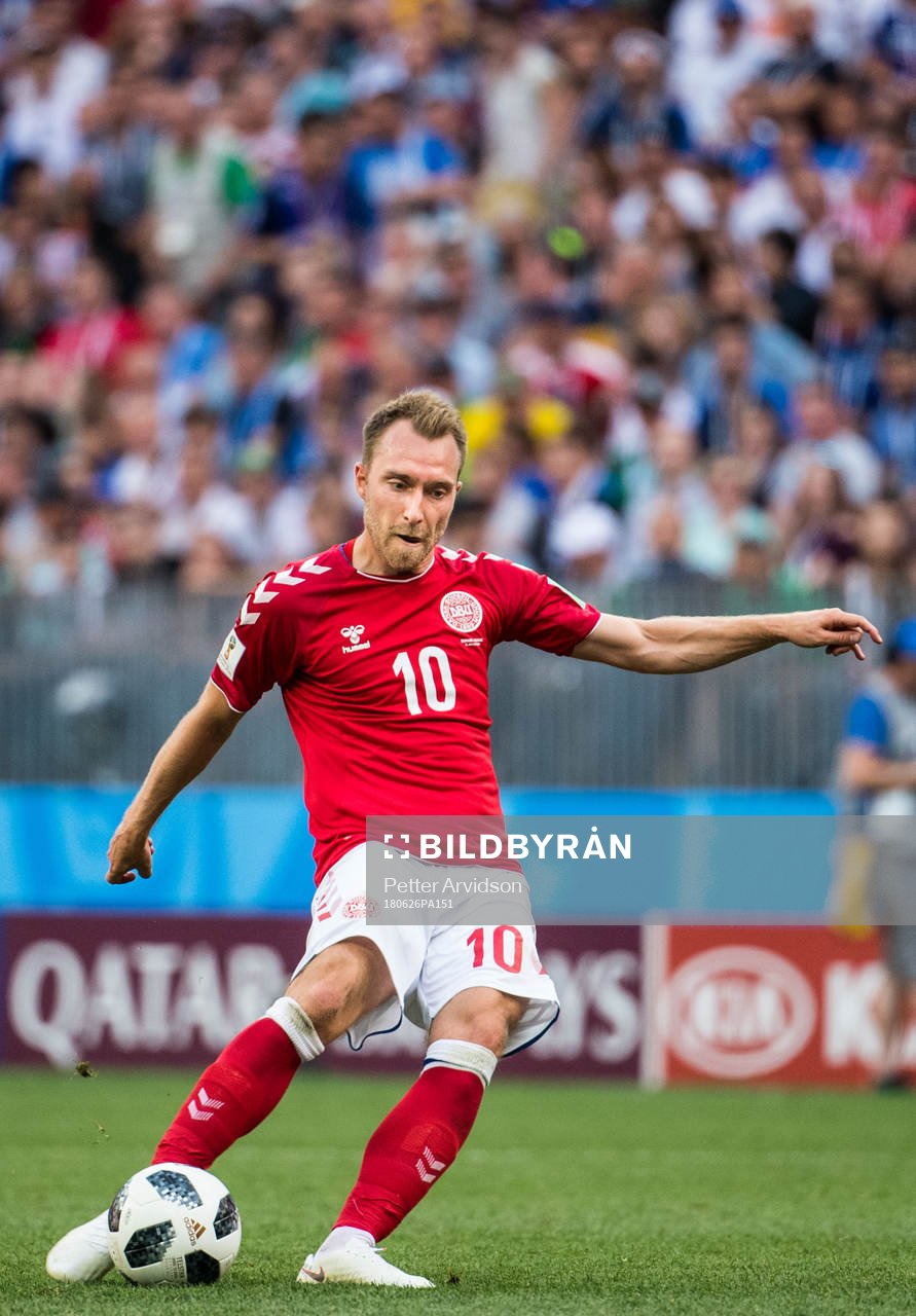 Christian Eriksen of Denmark