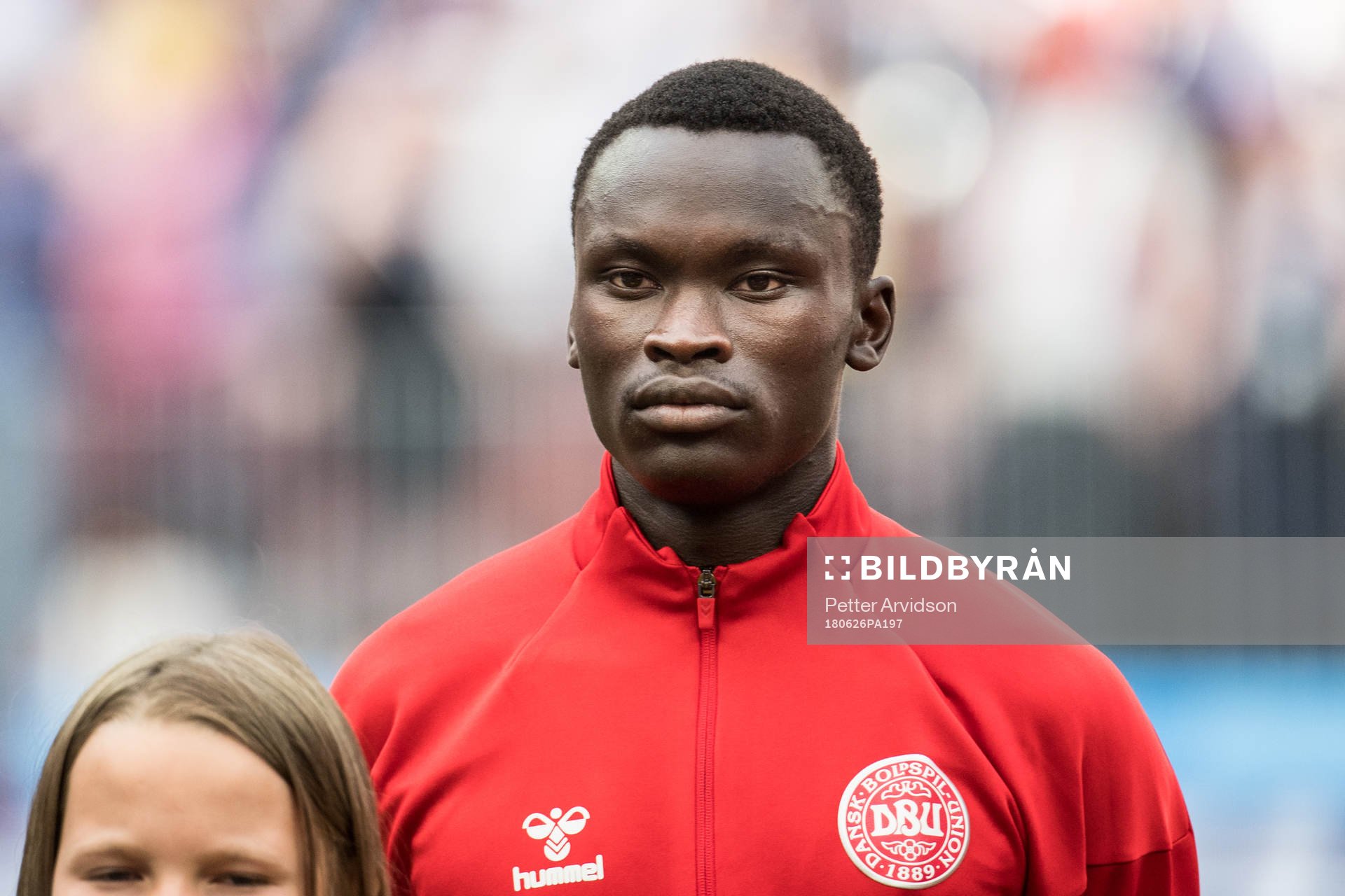 Pione Sisto of Denmark prior the FIFA World Cup group stage
