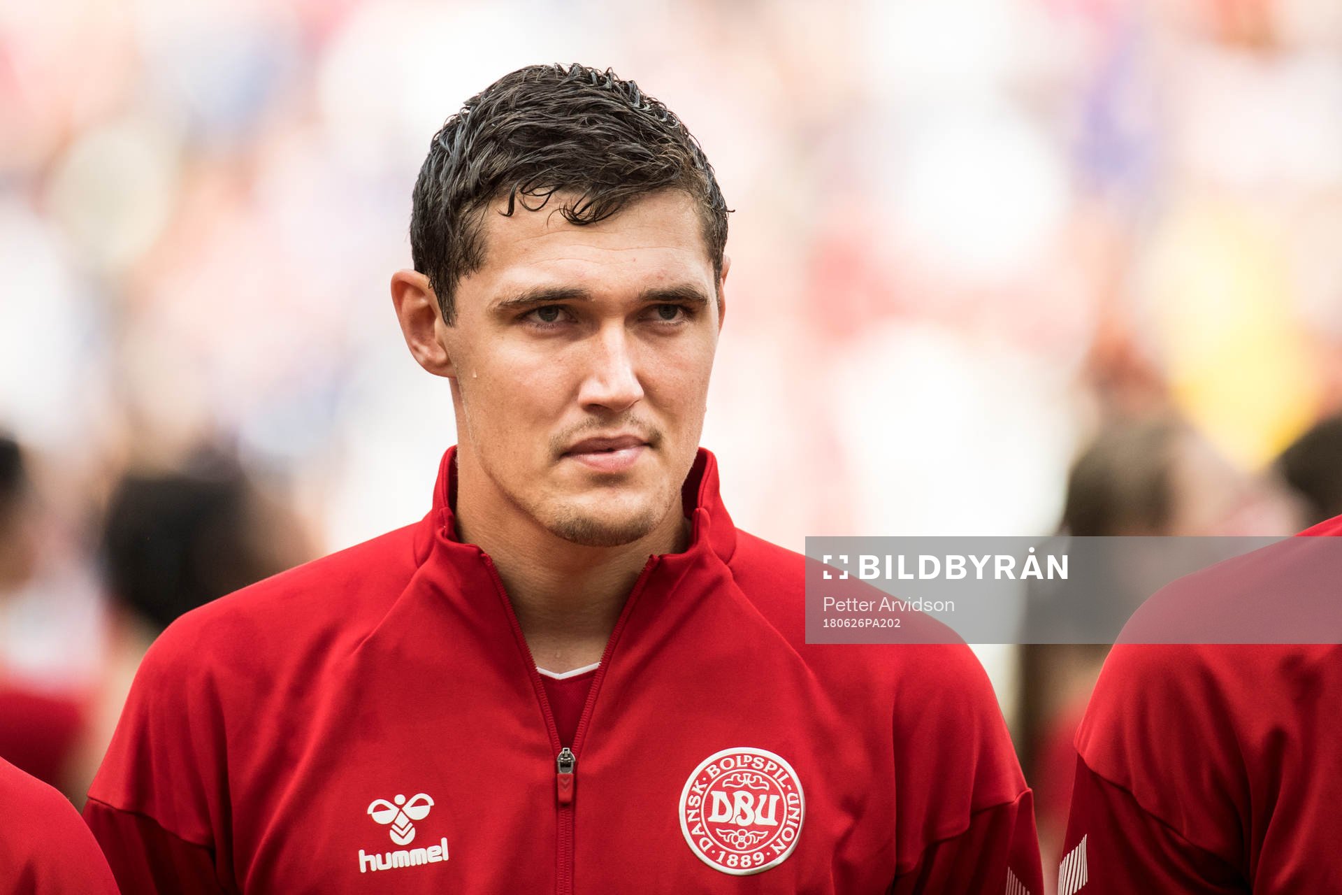 Andreas Christensen of Denmark prior the FIFA World Cup