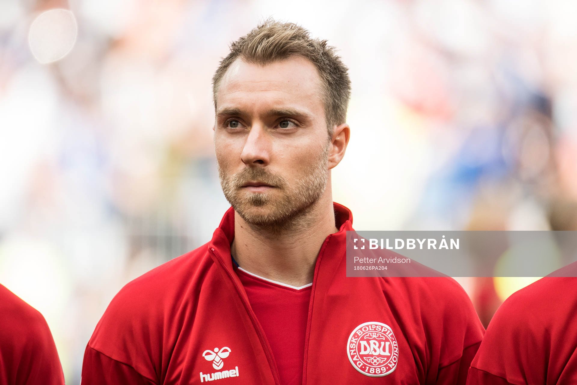 Christian Eriksen of Denmark prior the FIFA World Cup group
