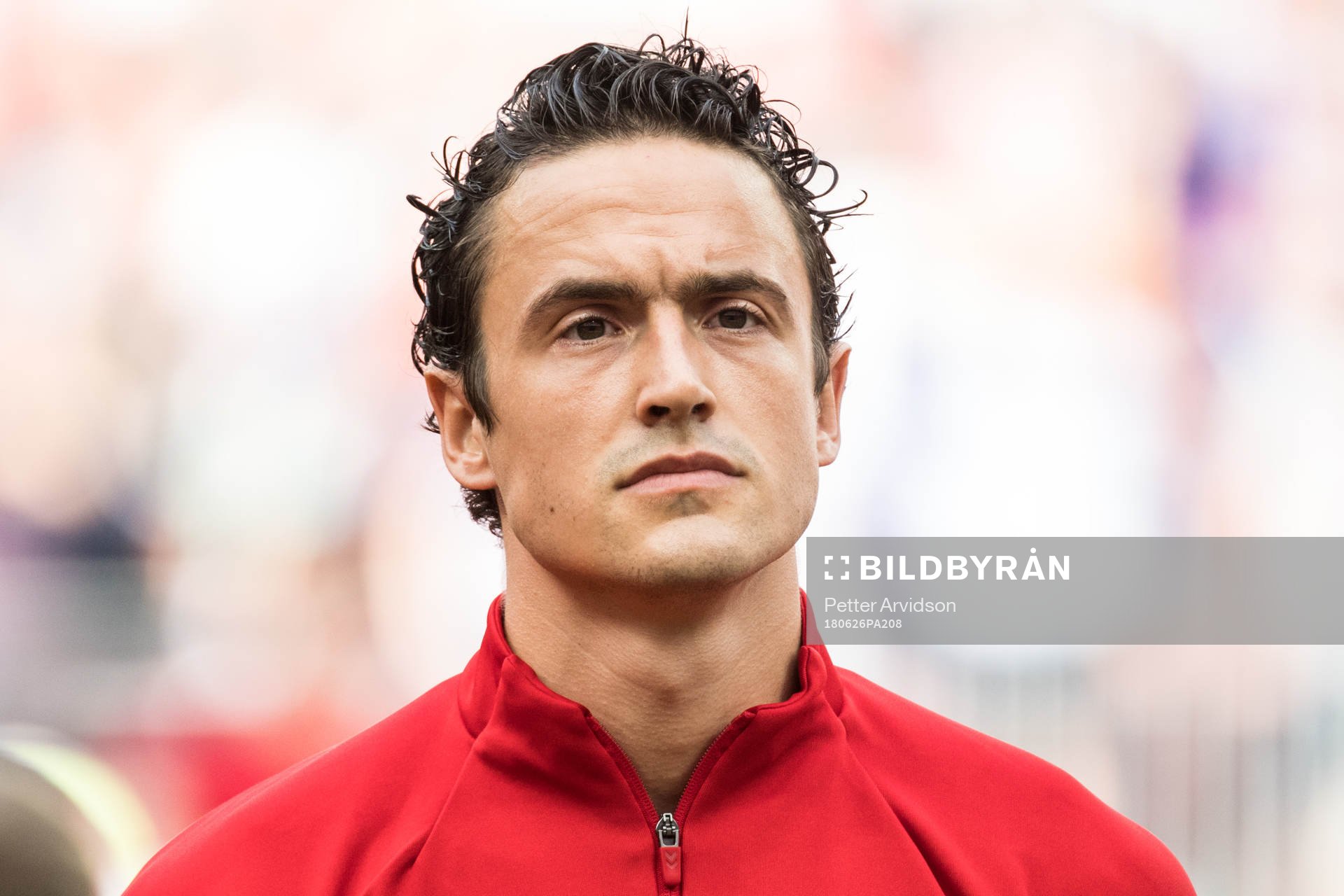 Thomas Delaney of Denmark prior the FIFA World Cup group