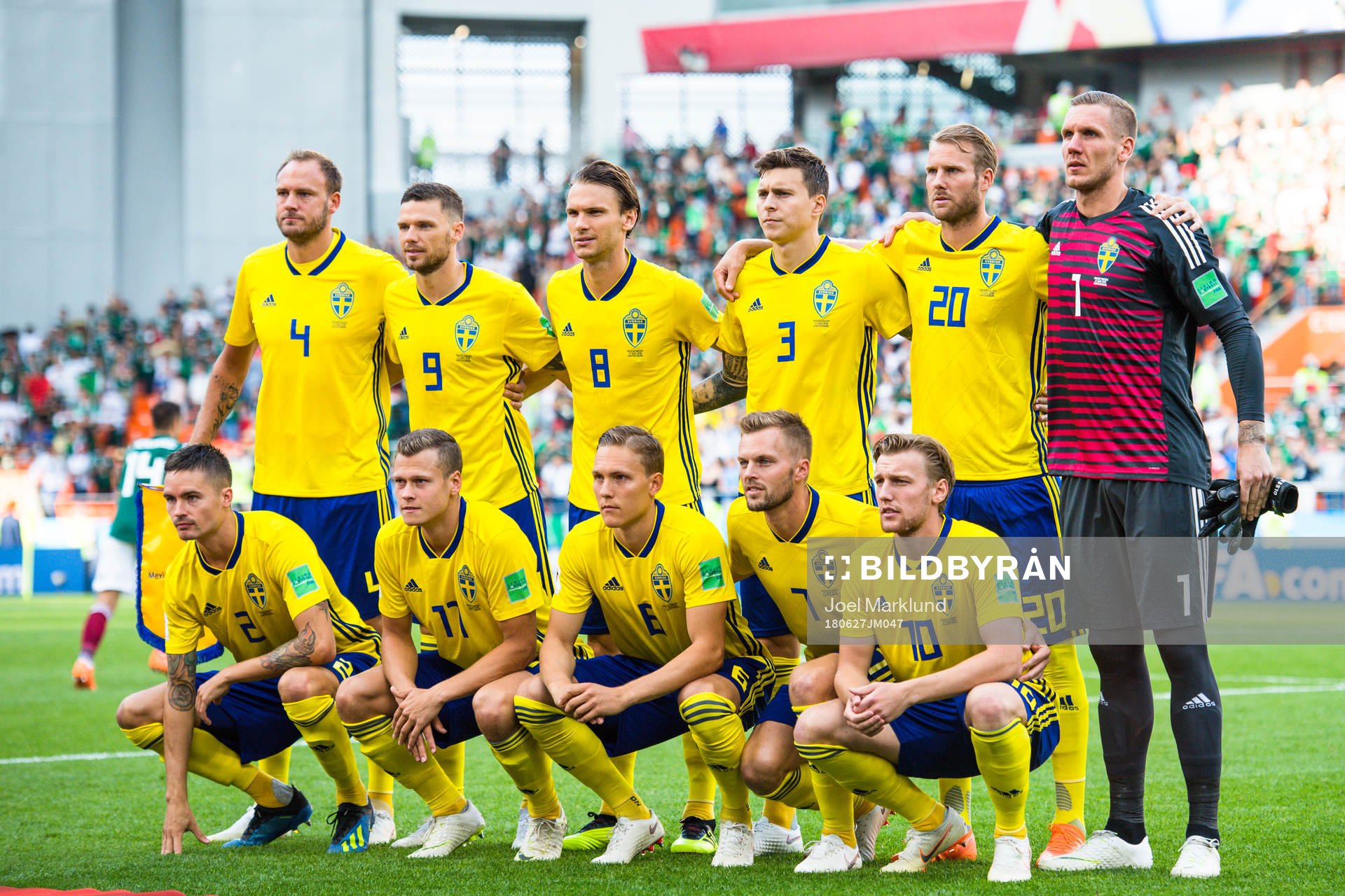 Andreas Granqvist, Marcus Berg, Albin Ekdal, Victor Nilsson
