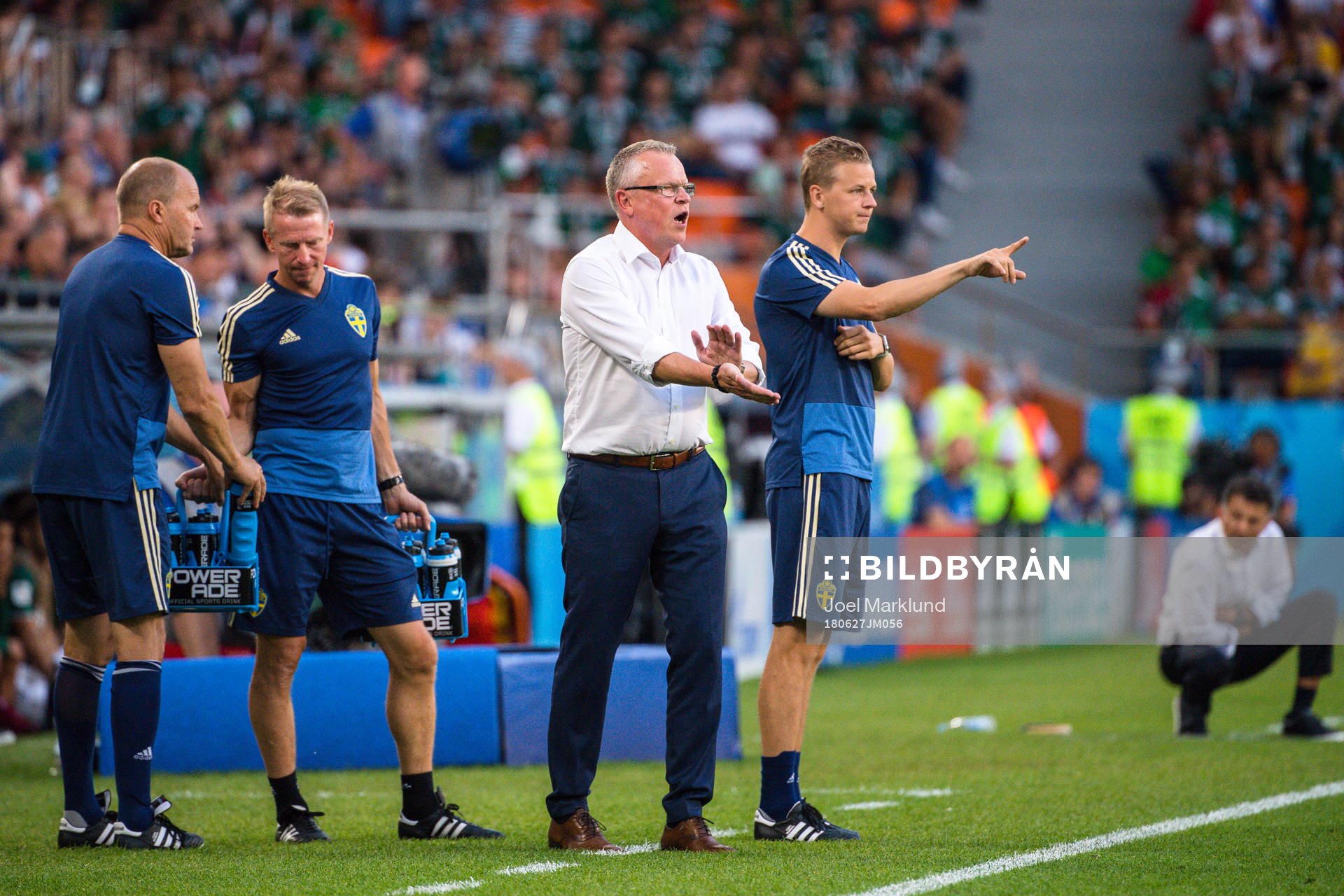 head coach Janne Andersson of Sweden