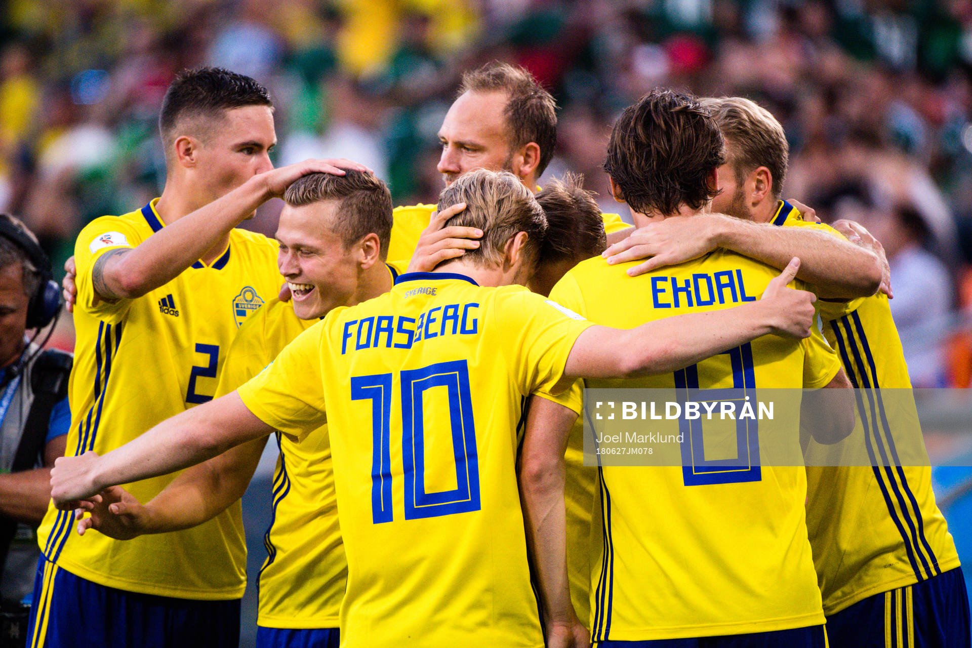 Mikael Lustig, Viktor Claesson, Andreas Granqvist, Emil