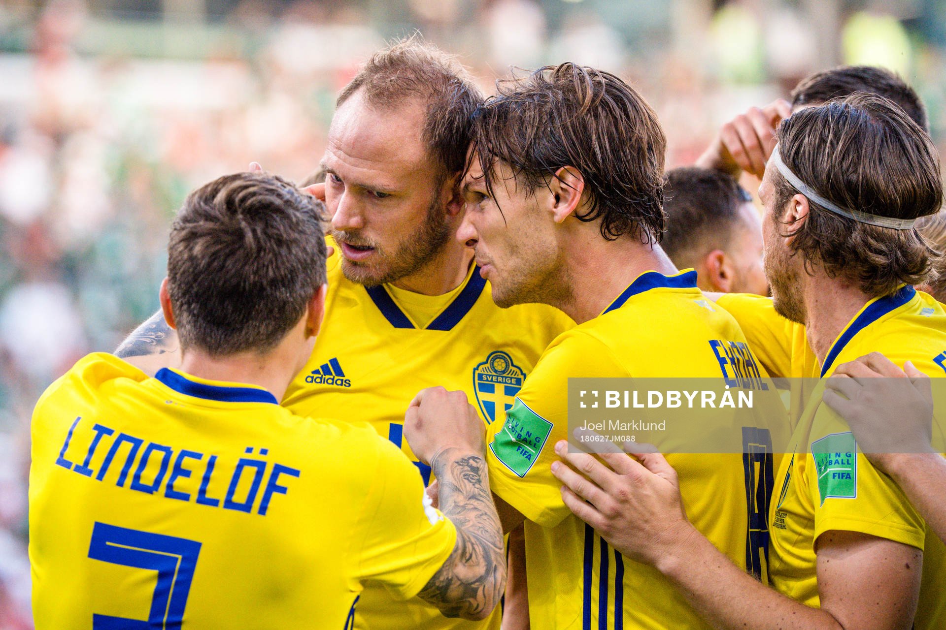 Andreas Granqvist of Sweden the 0-2 goal