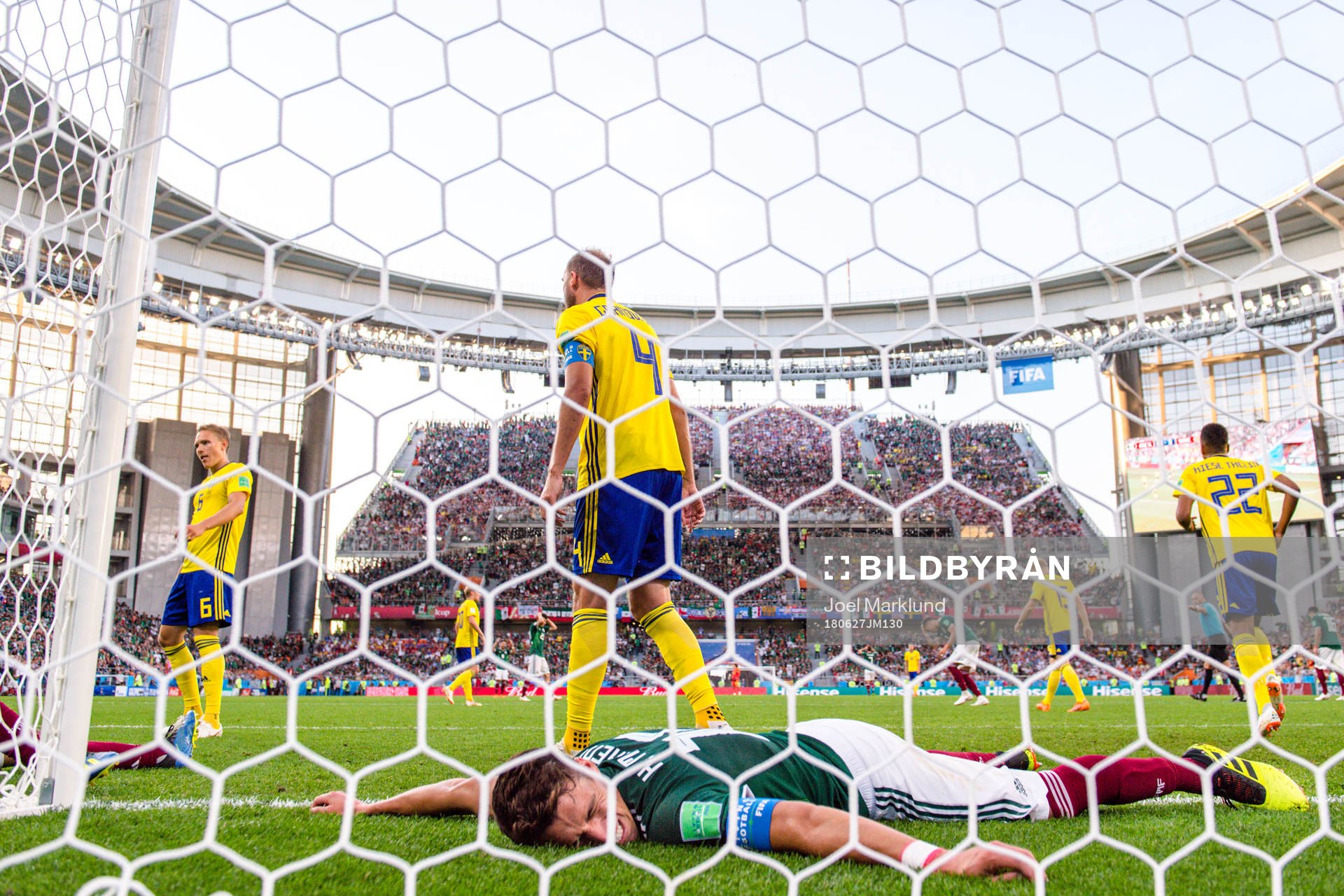 Hector Moreno of Mexico looks dejected
