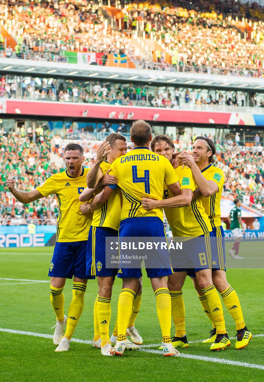 Marcus Berg, Viktor Claesson, Andreas Granqvist, Albin
