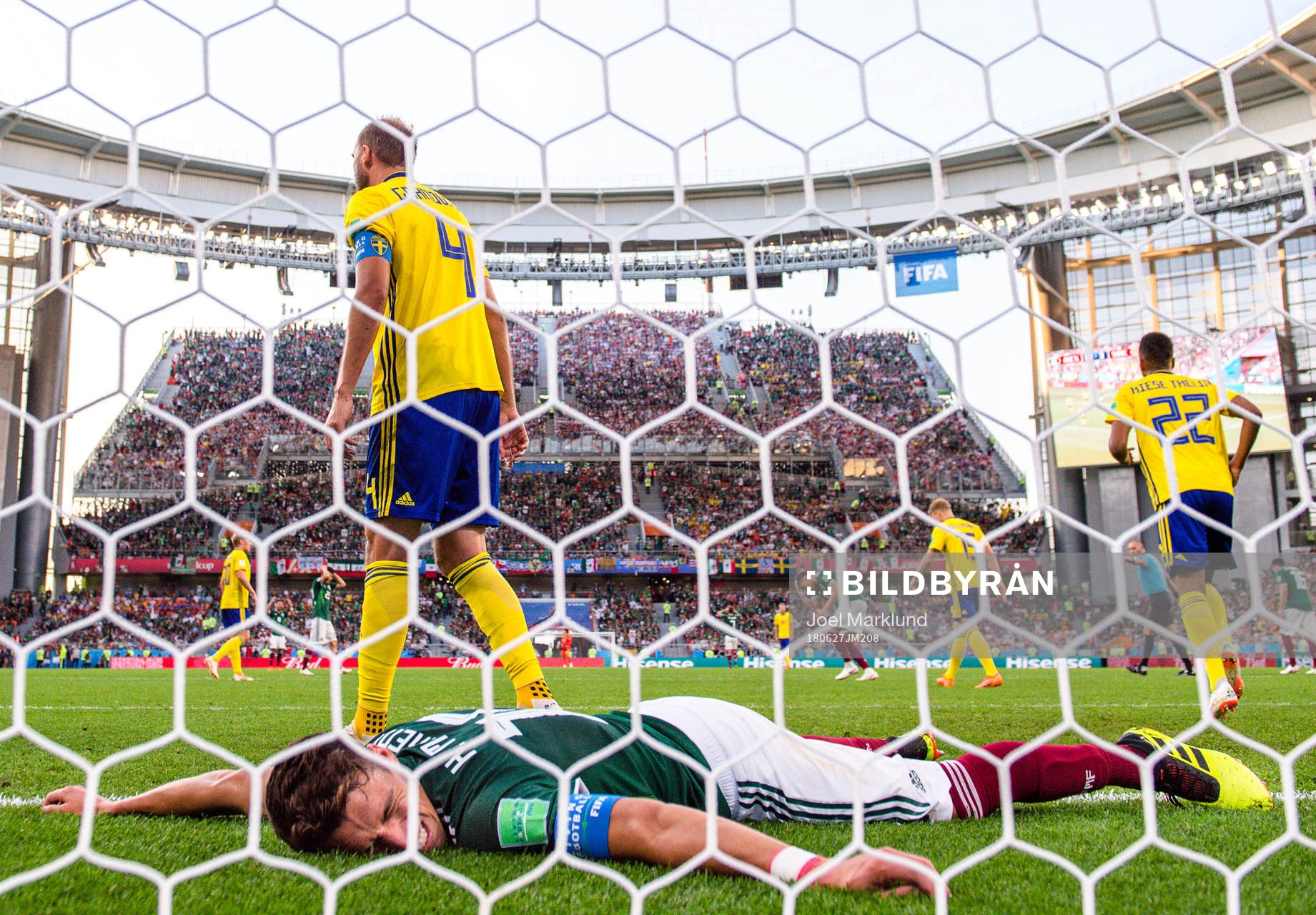 Hector Moreno of Mexico looks dejected