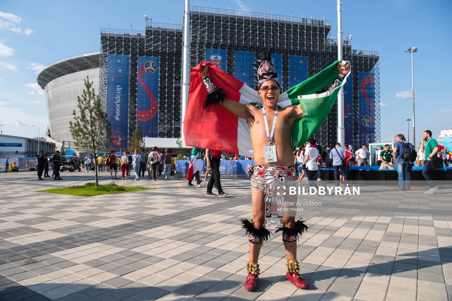 Fans of Mexico prior the FIFA World Cup group stage match
