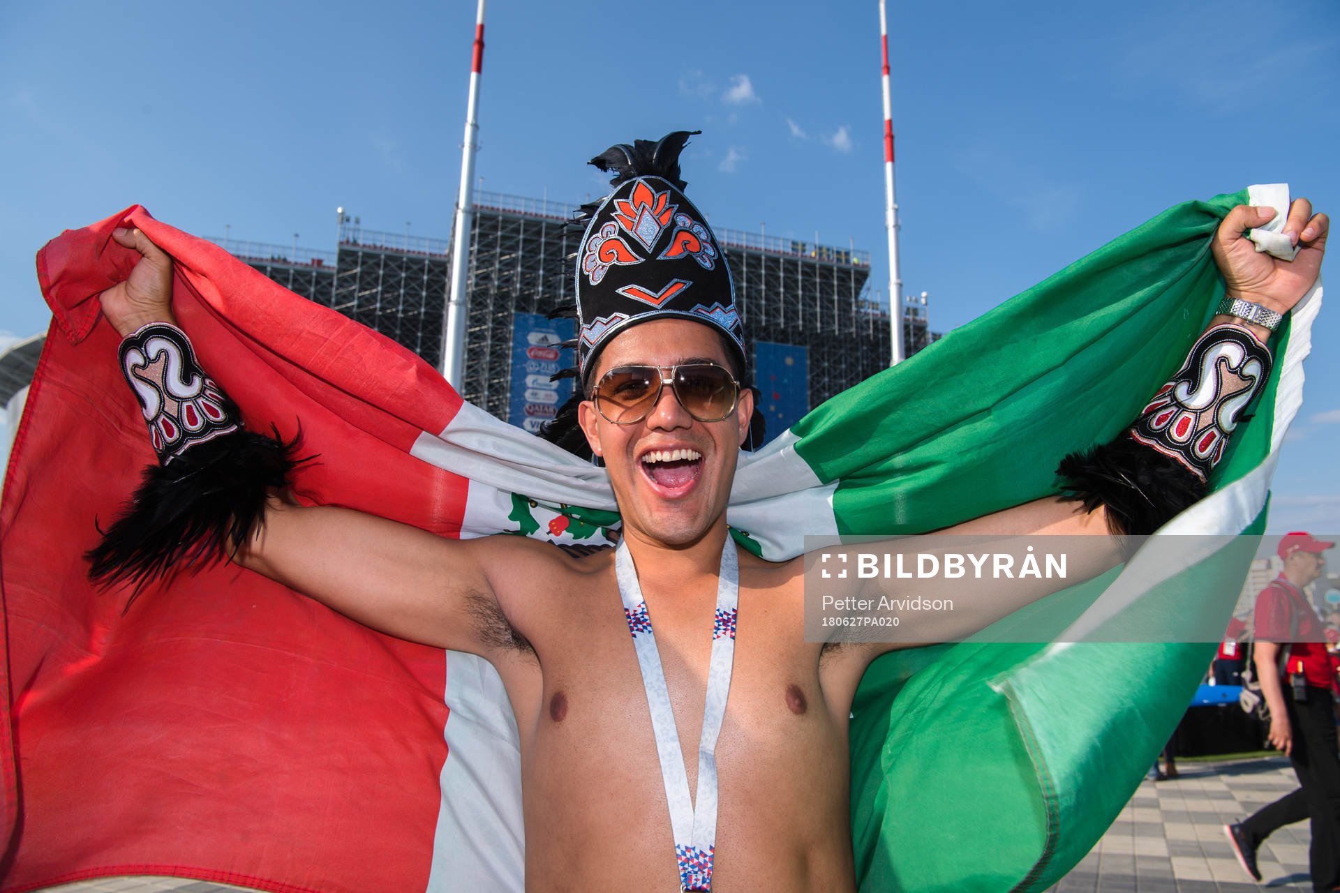 Fans of Mexico prior the FIFA World Cup group stage match