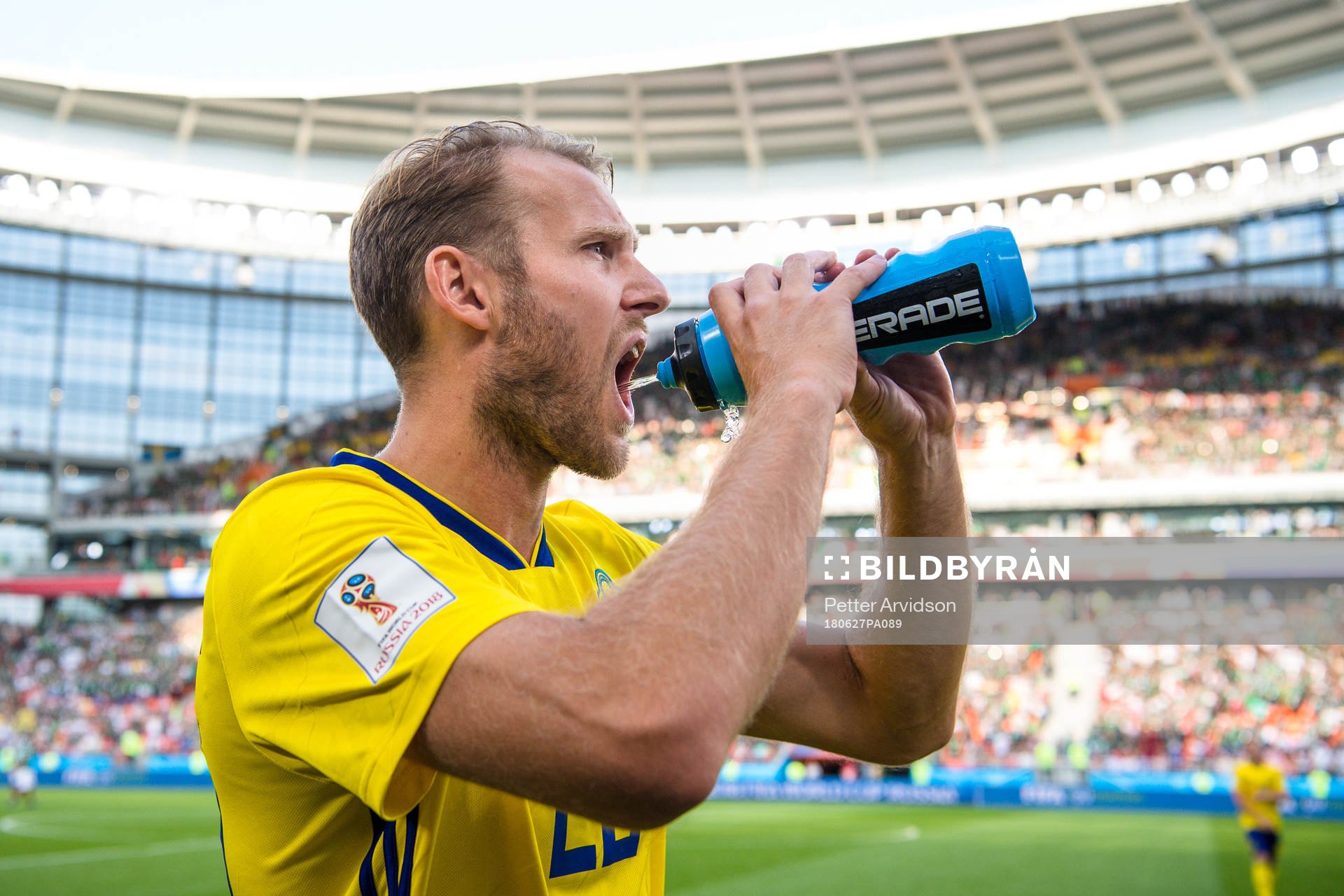 Ola Toivonen of Sweden prior the FIFA World Cup group stage