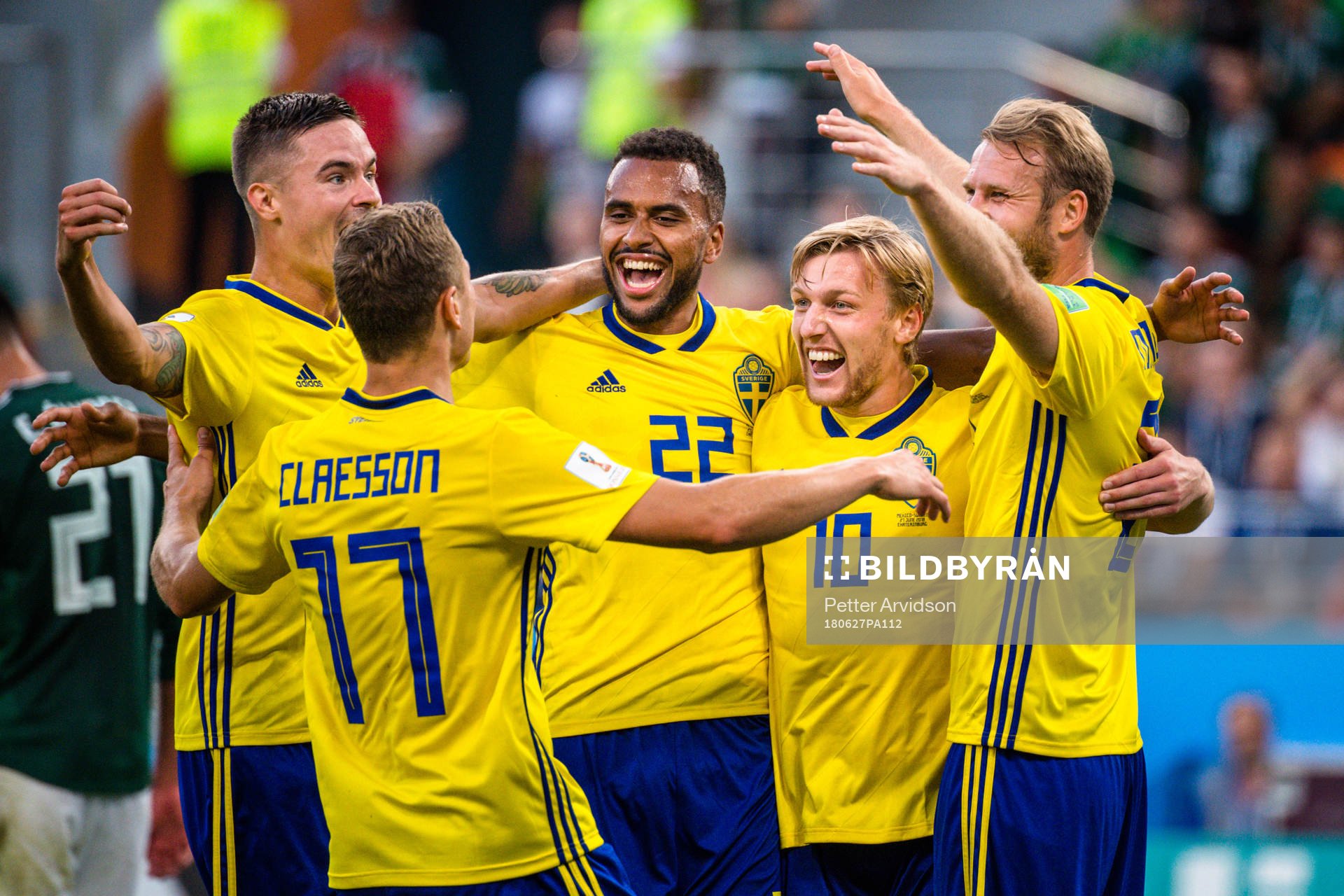 Mikael Lustig, Isaac Kiese Thelin, Viktor Claesson, Emil