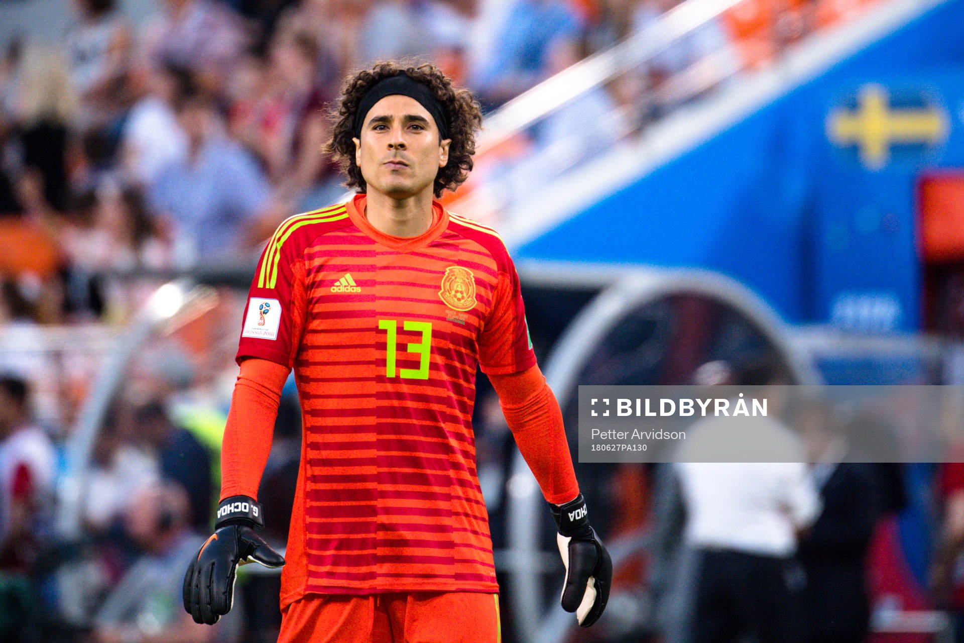 goalkeeper Guillermo Ochoa of Mexico