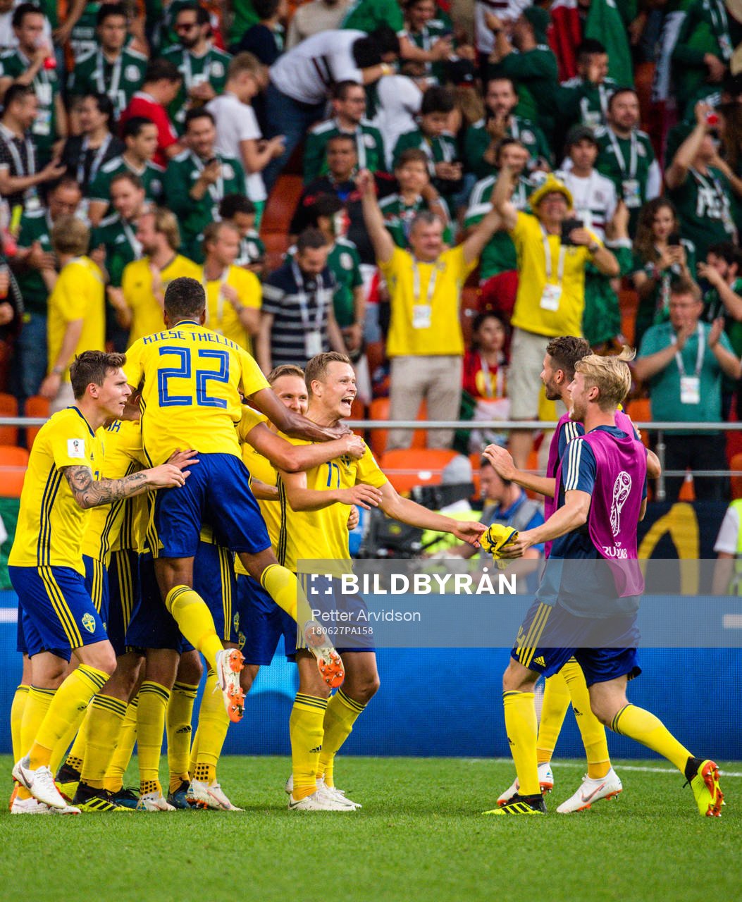 Viktor Claesson of Sweden celebrates