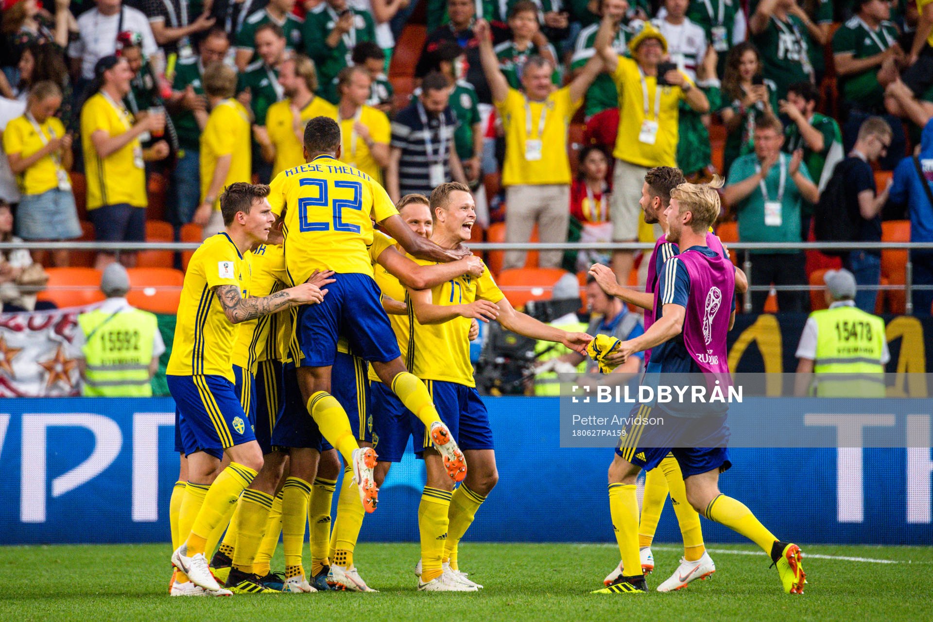 Viktor Claesson of Sweden celebrates