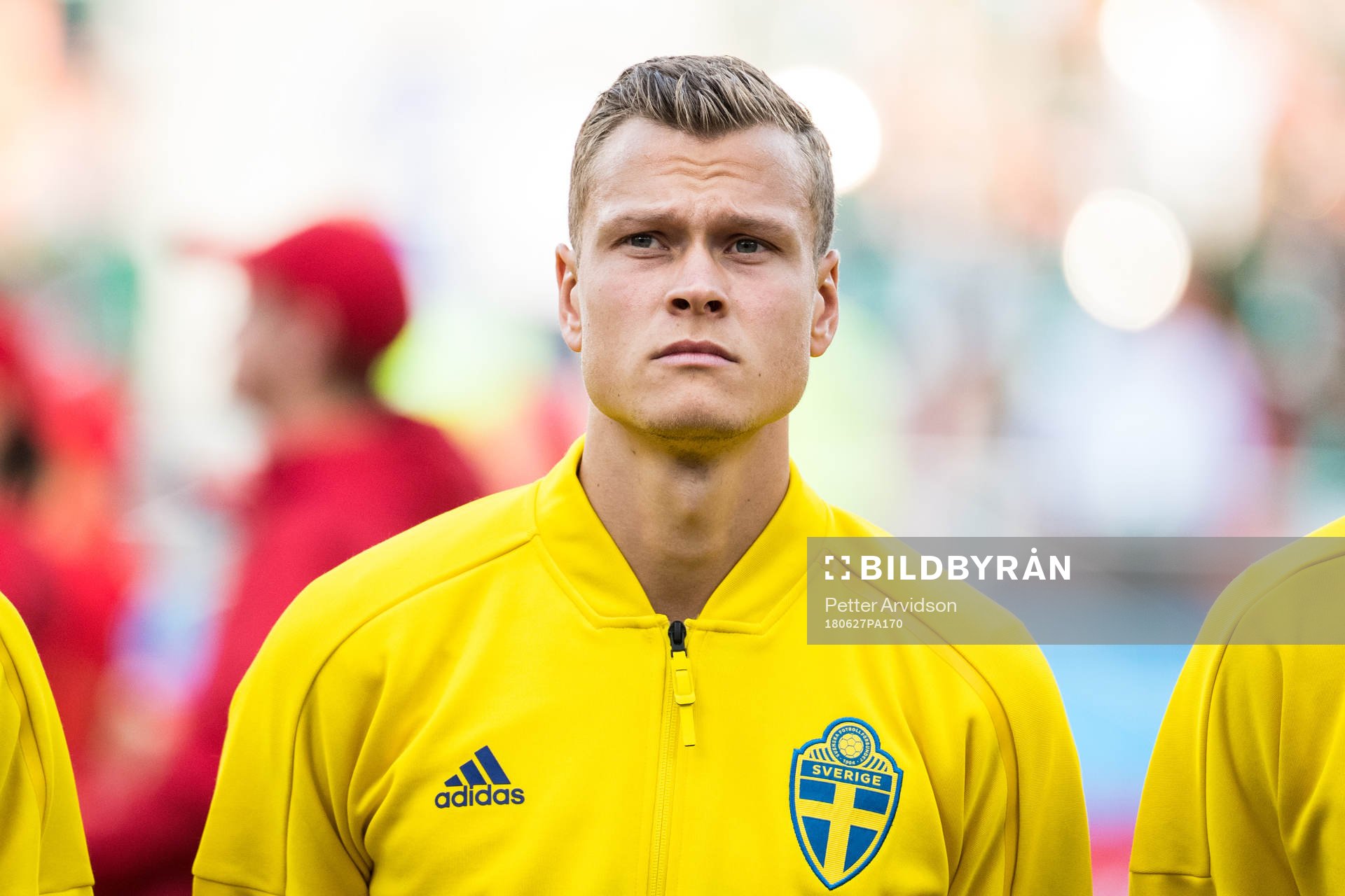Viktor Claesson of Sweden prior the FIFA World Cup group