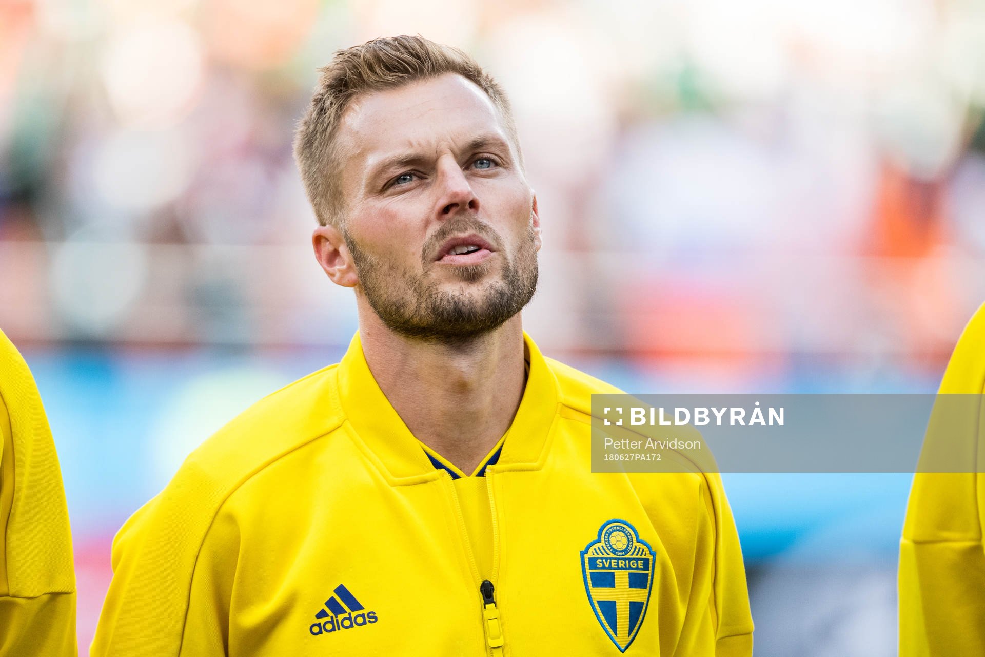Sebastian Larsson of Sweden prior the FIFA World Cup group