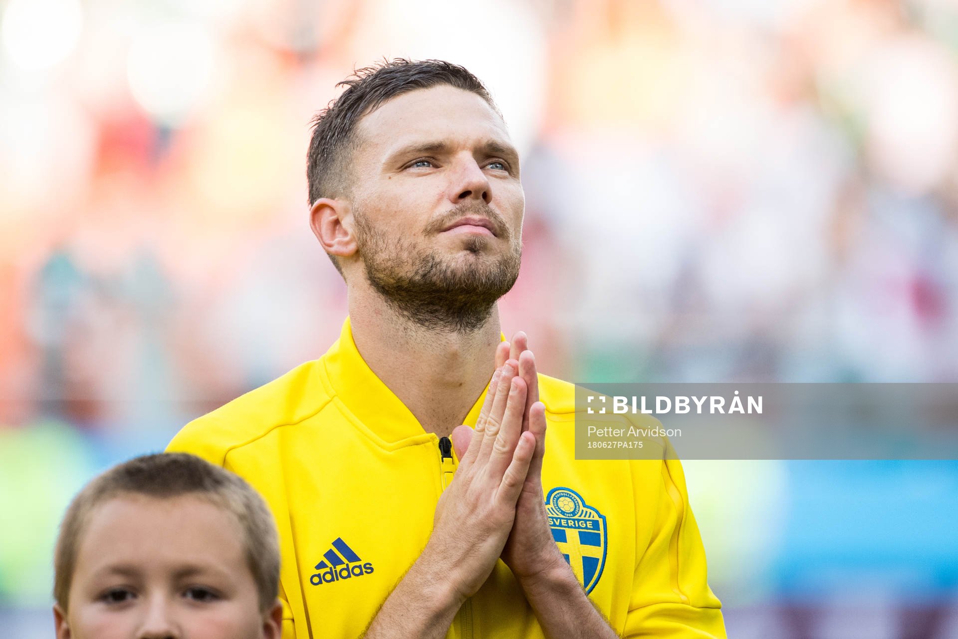 Marcus Berg of Sweden prior the FIFA World Cup group stage